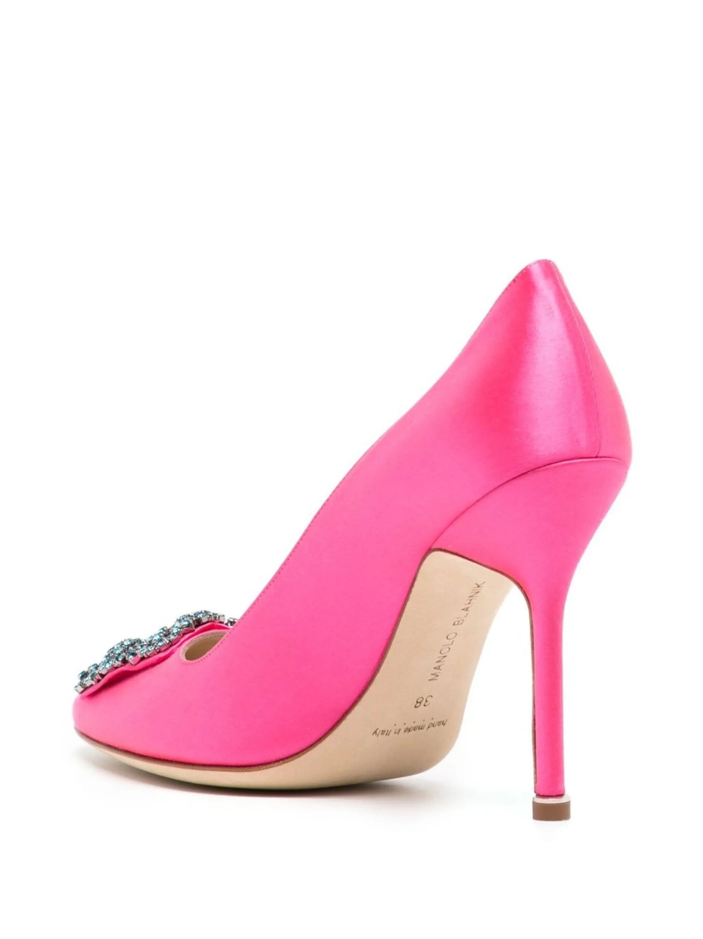 Hangisi 105mm satin pumps