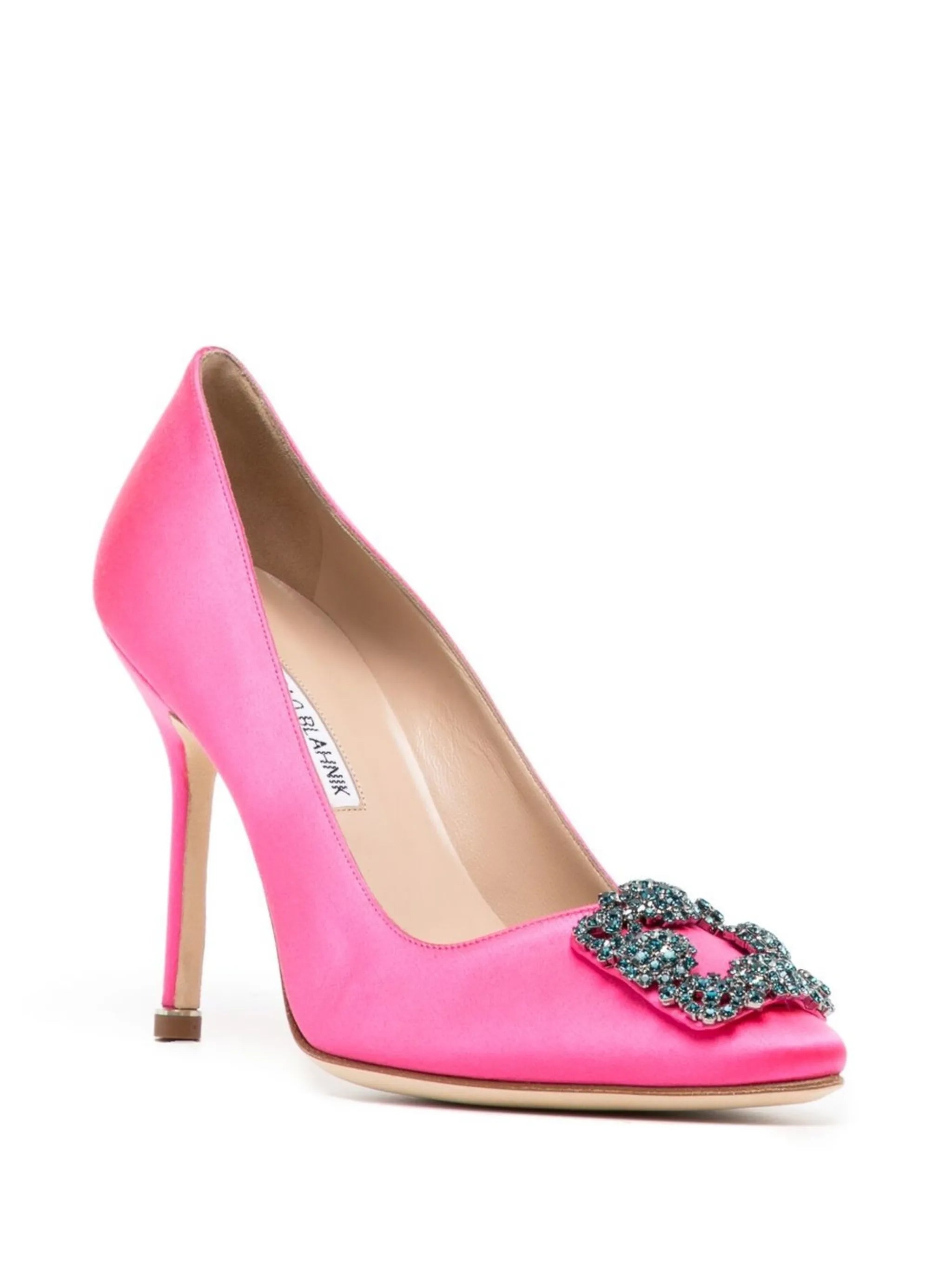 Hangisi 105mm satin pumps