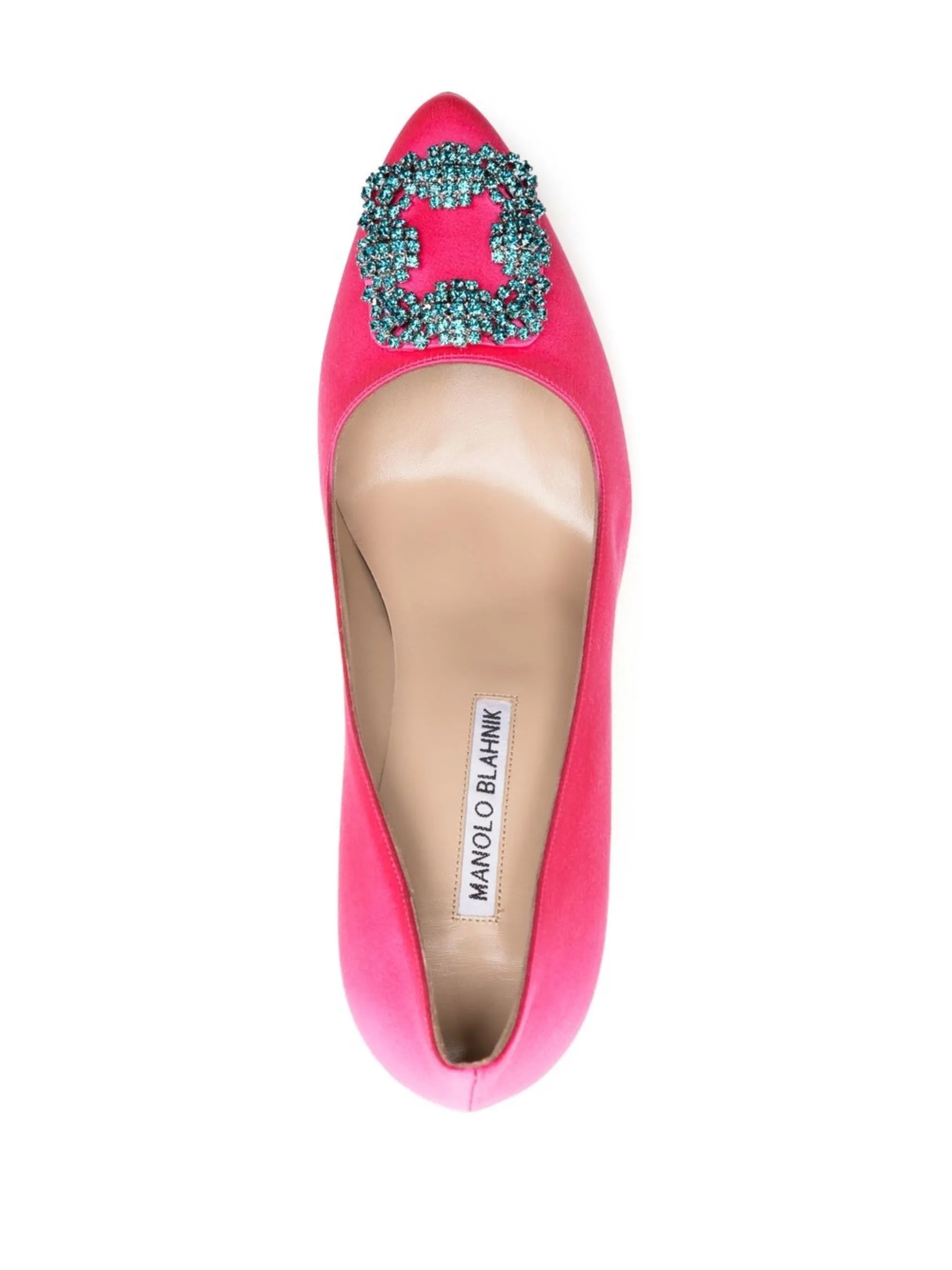 Hangisi 105mm satin pumps