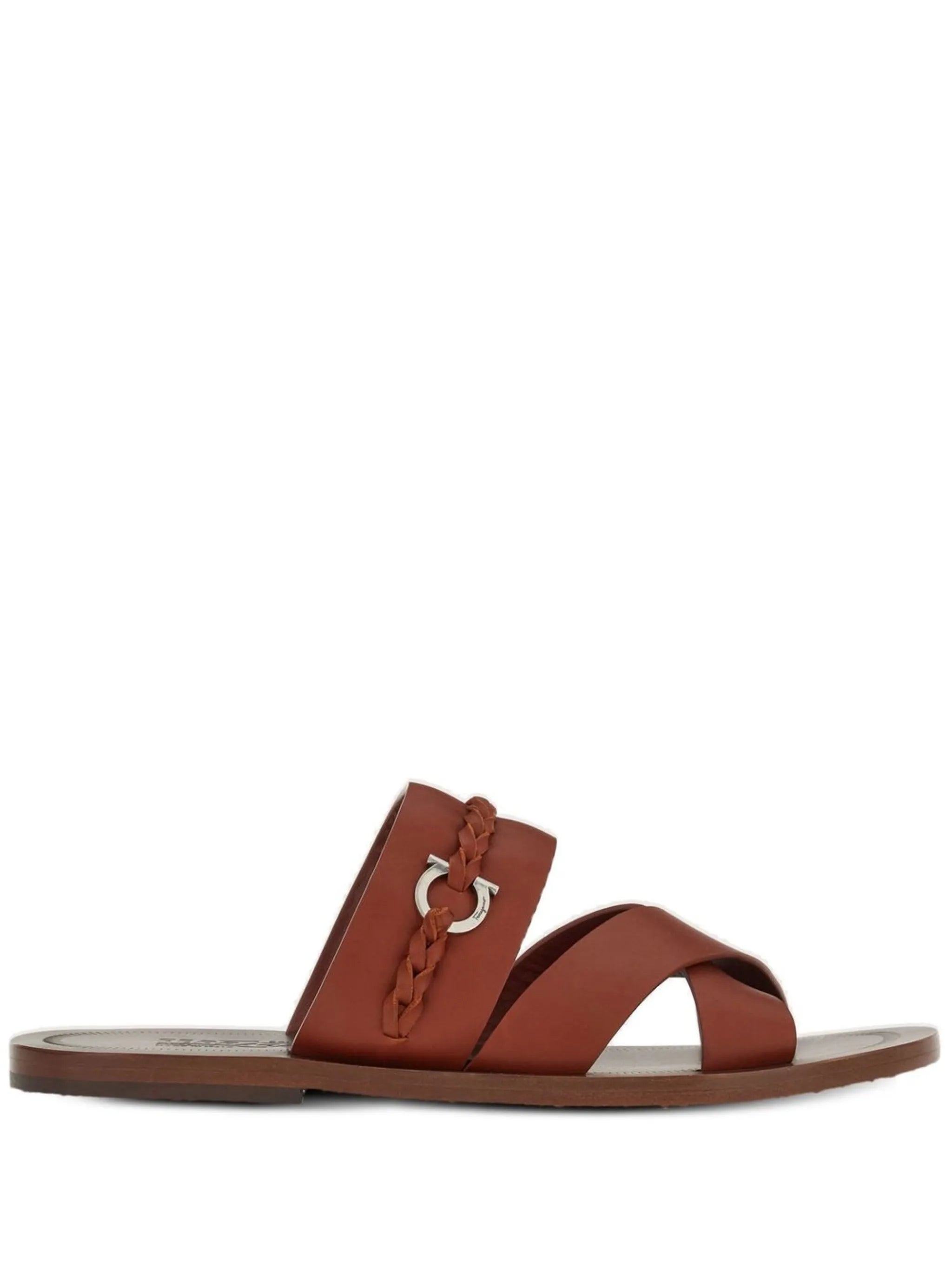 Gancini open toe sandals