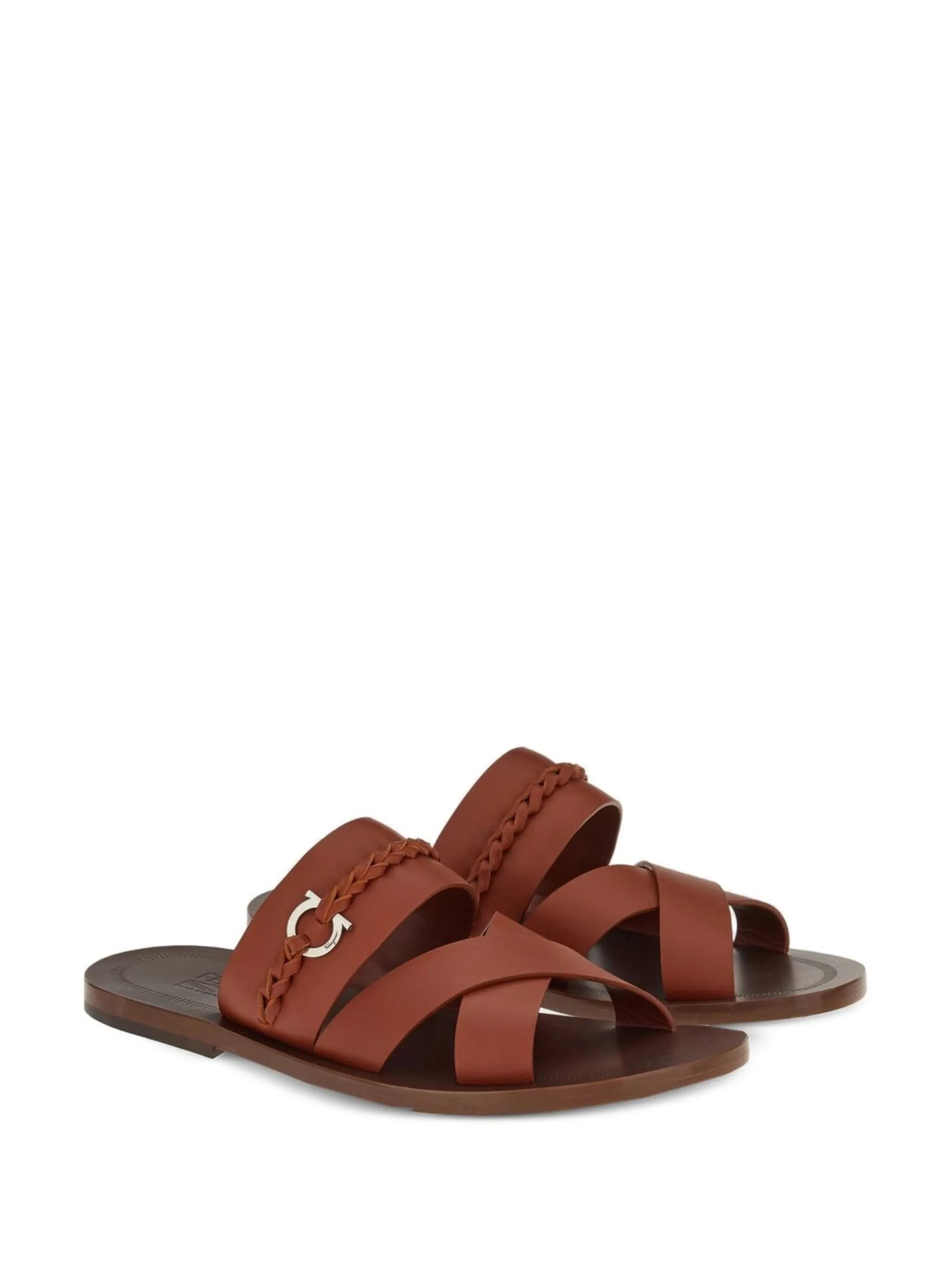 Gancini open toe sandals