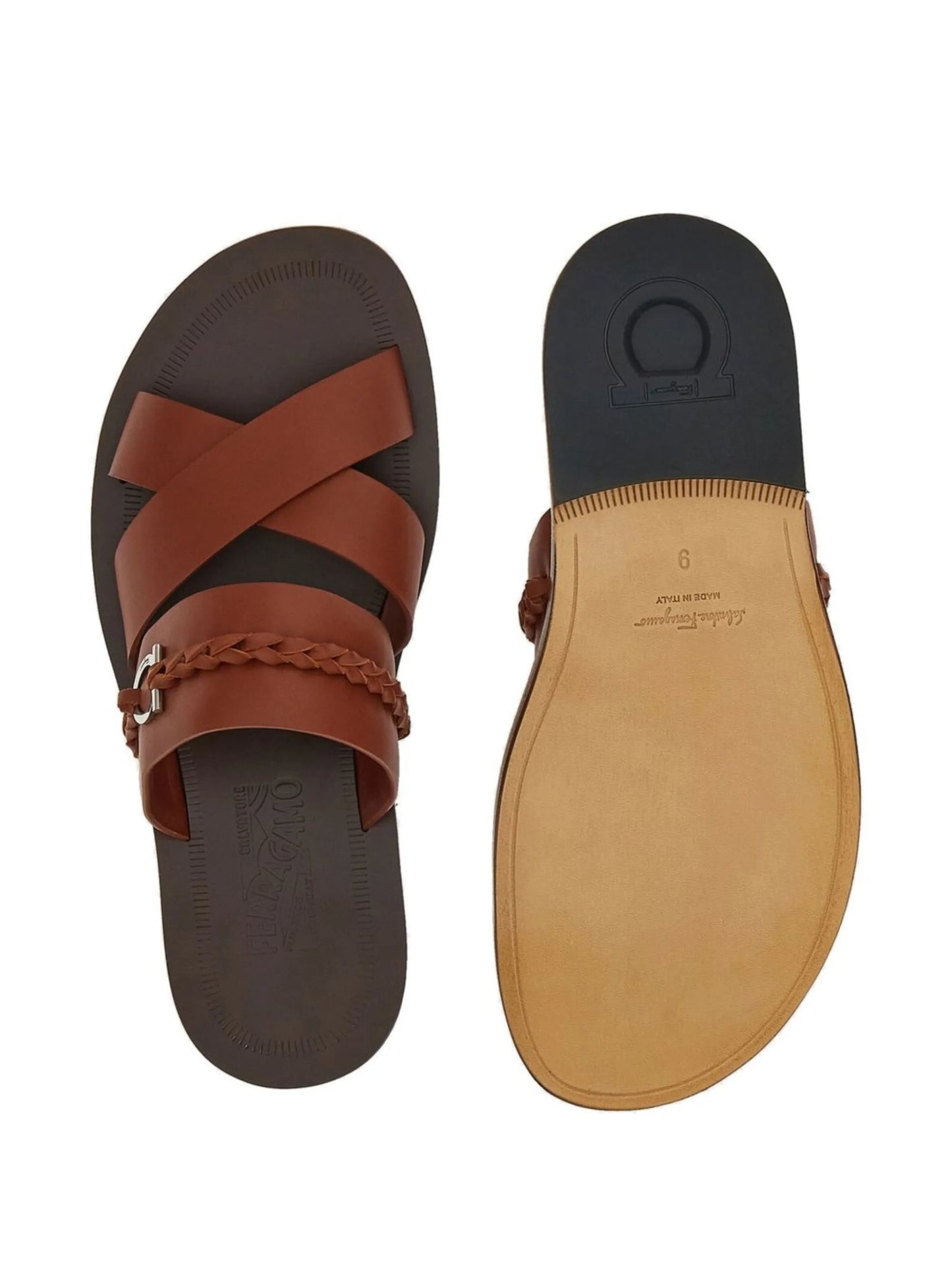 Gancini open toe sandals