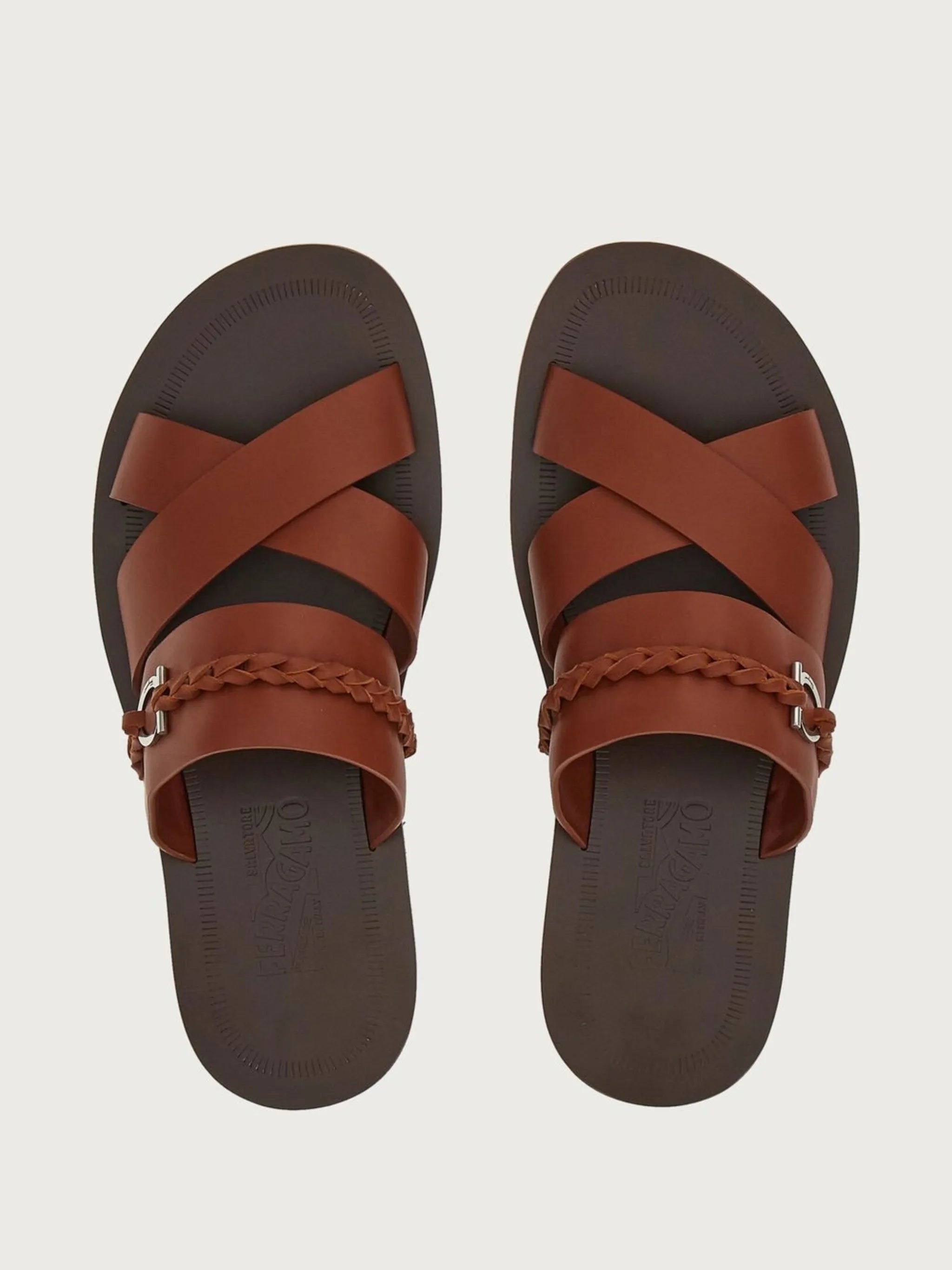 Gancini open toe sandals