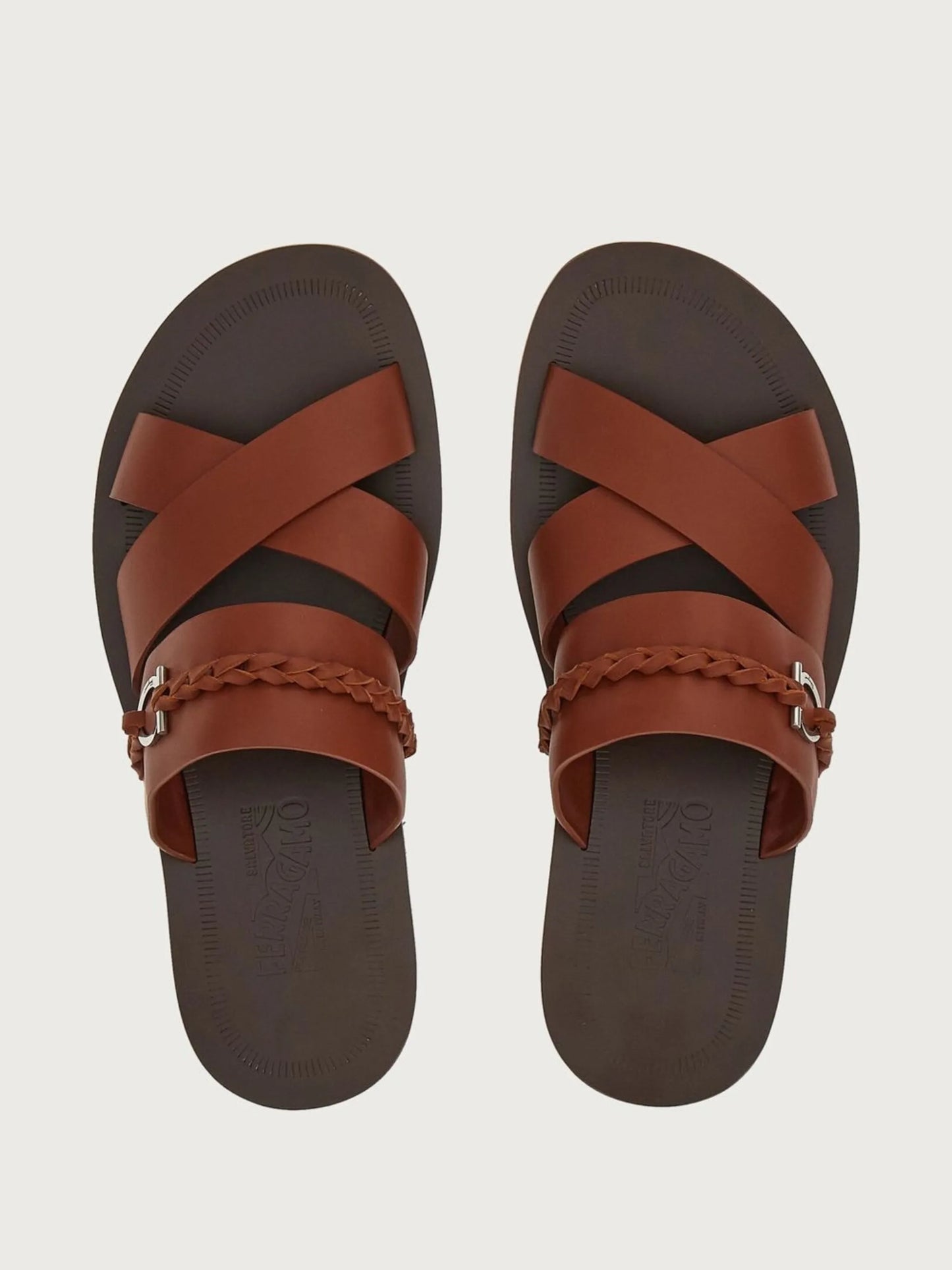 Gancini open toe sandals