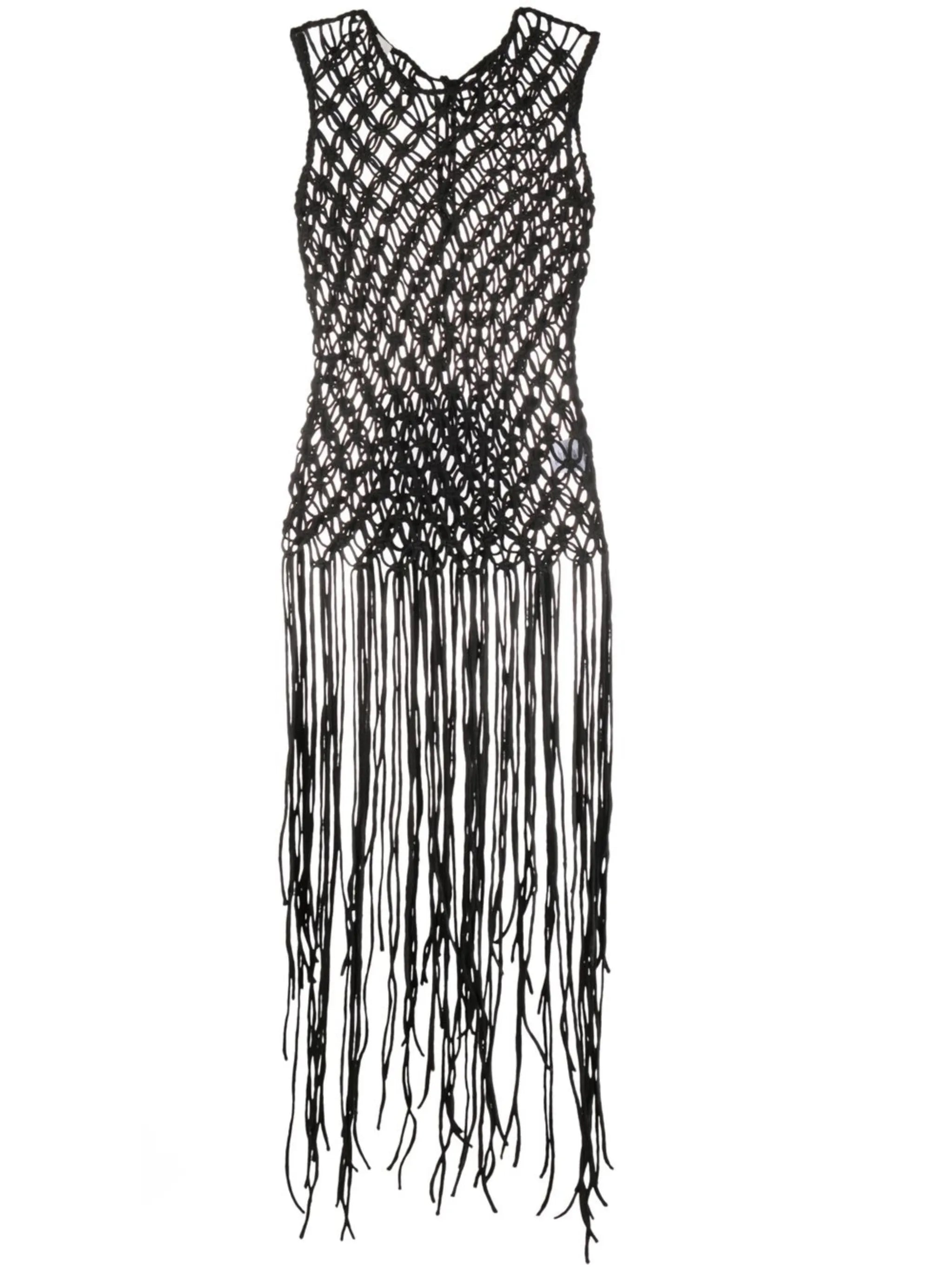 tassel-detail sleeveless top
