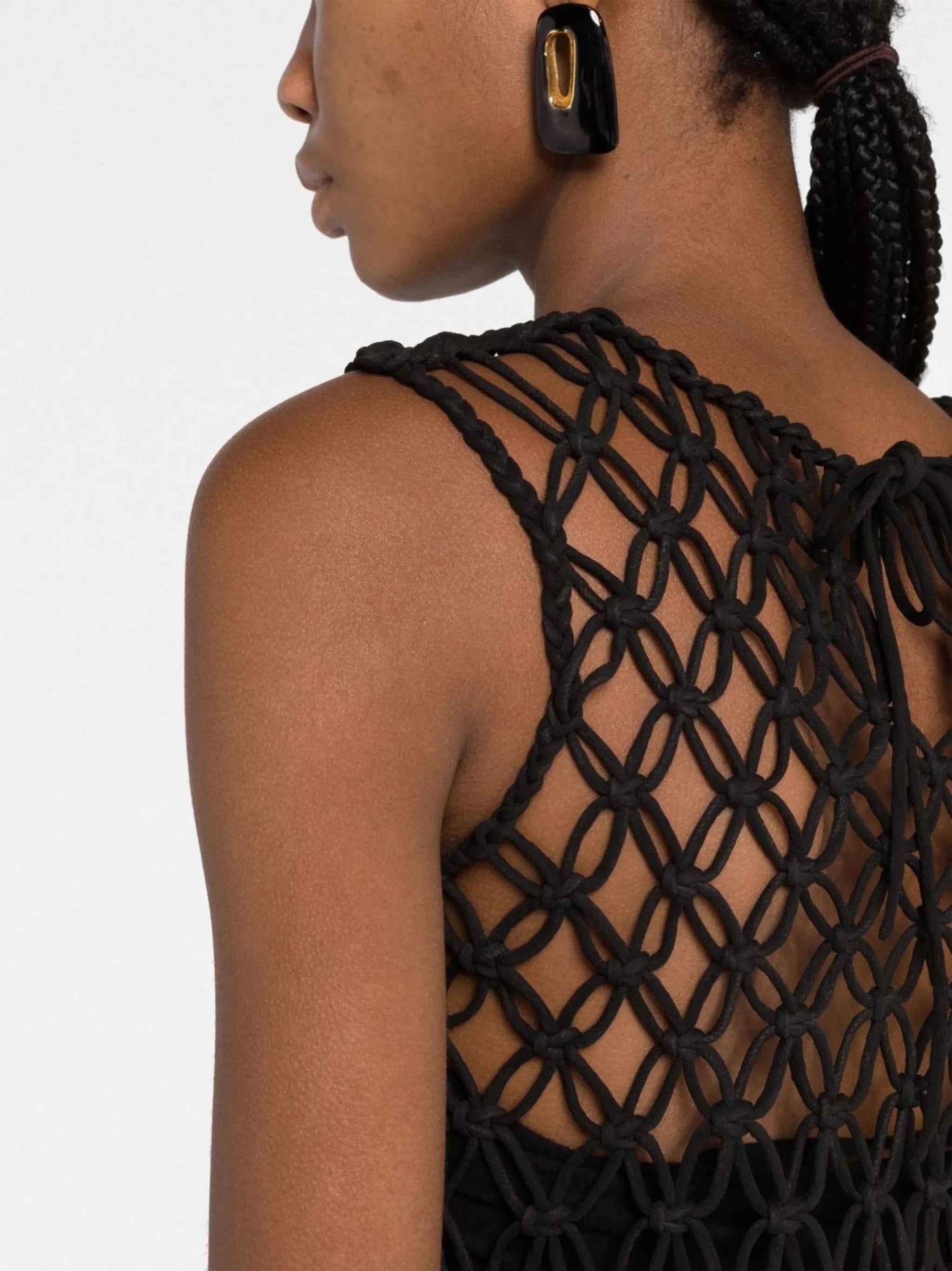 tassel-detail sleeveless top