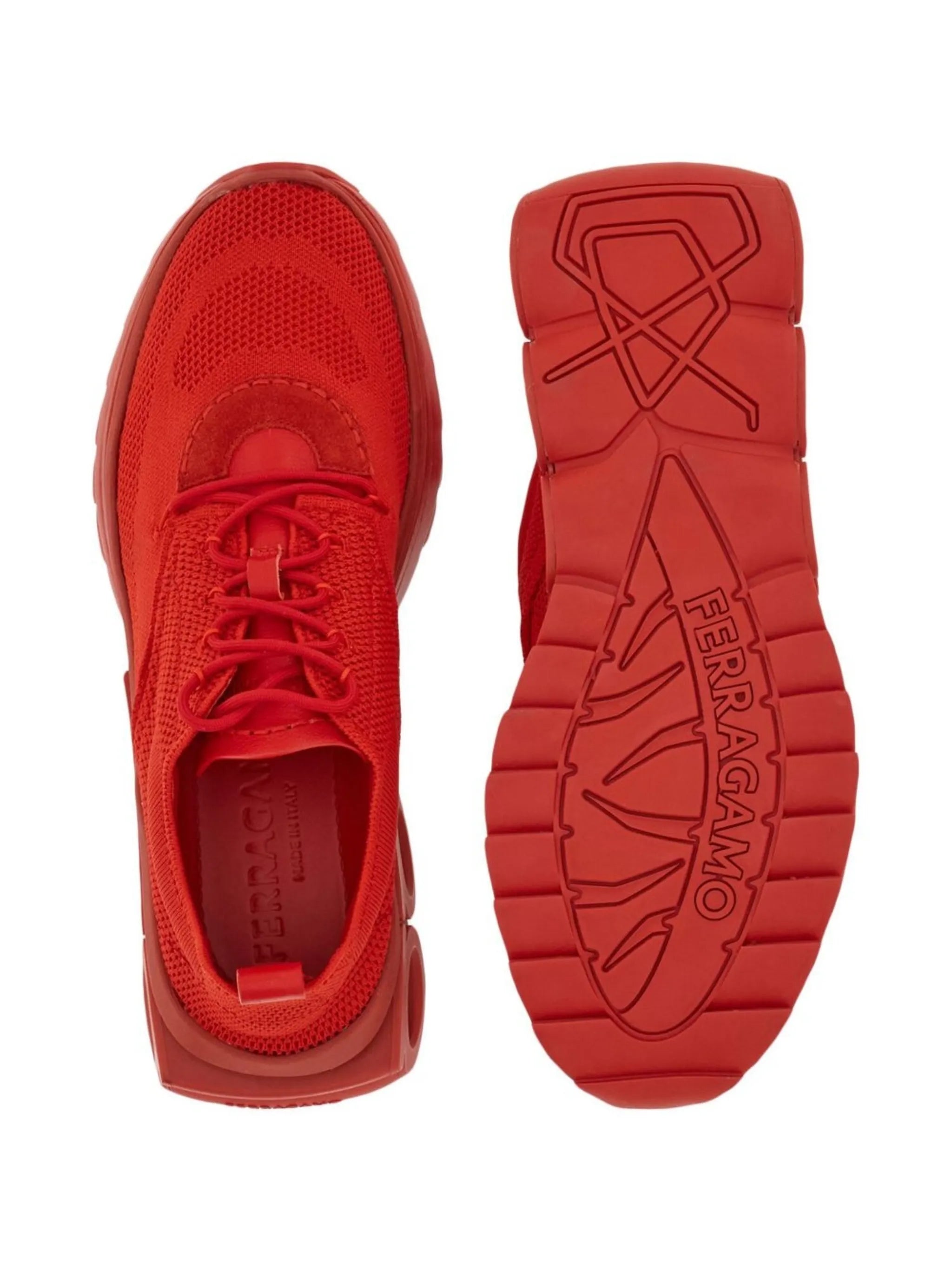 knitted running sneakers