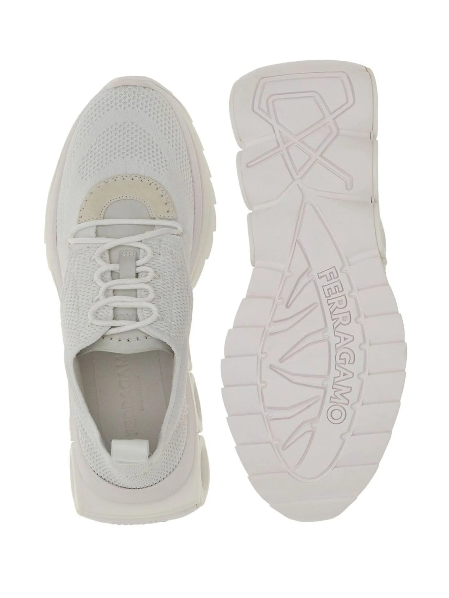 Gancini-plaque low-top sneakers