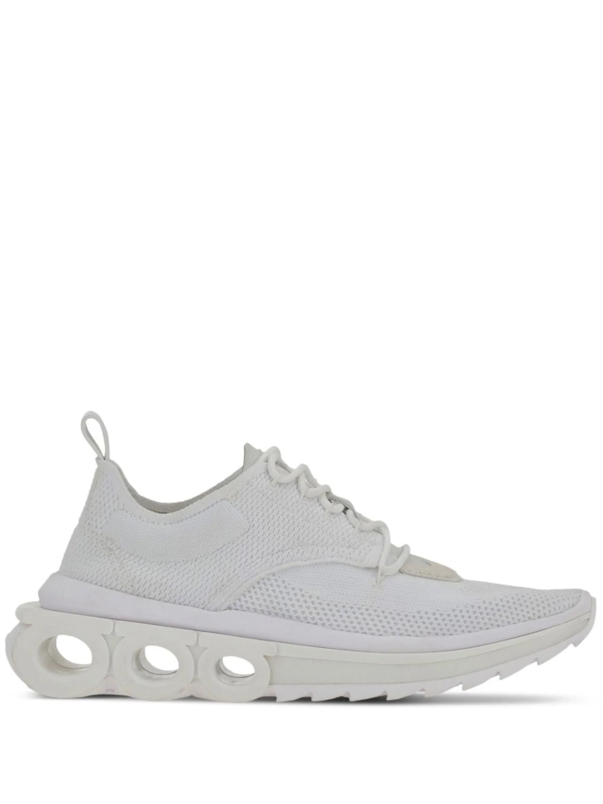 Gancini-plaque low-top sneakers