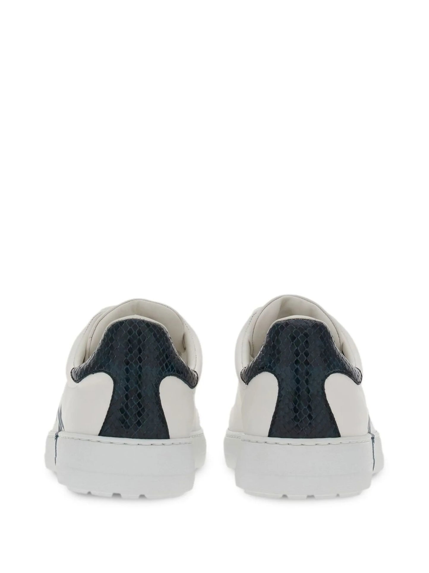 Gancini-print low-top sneakers