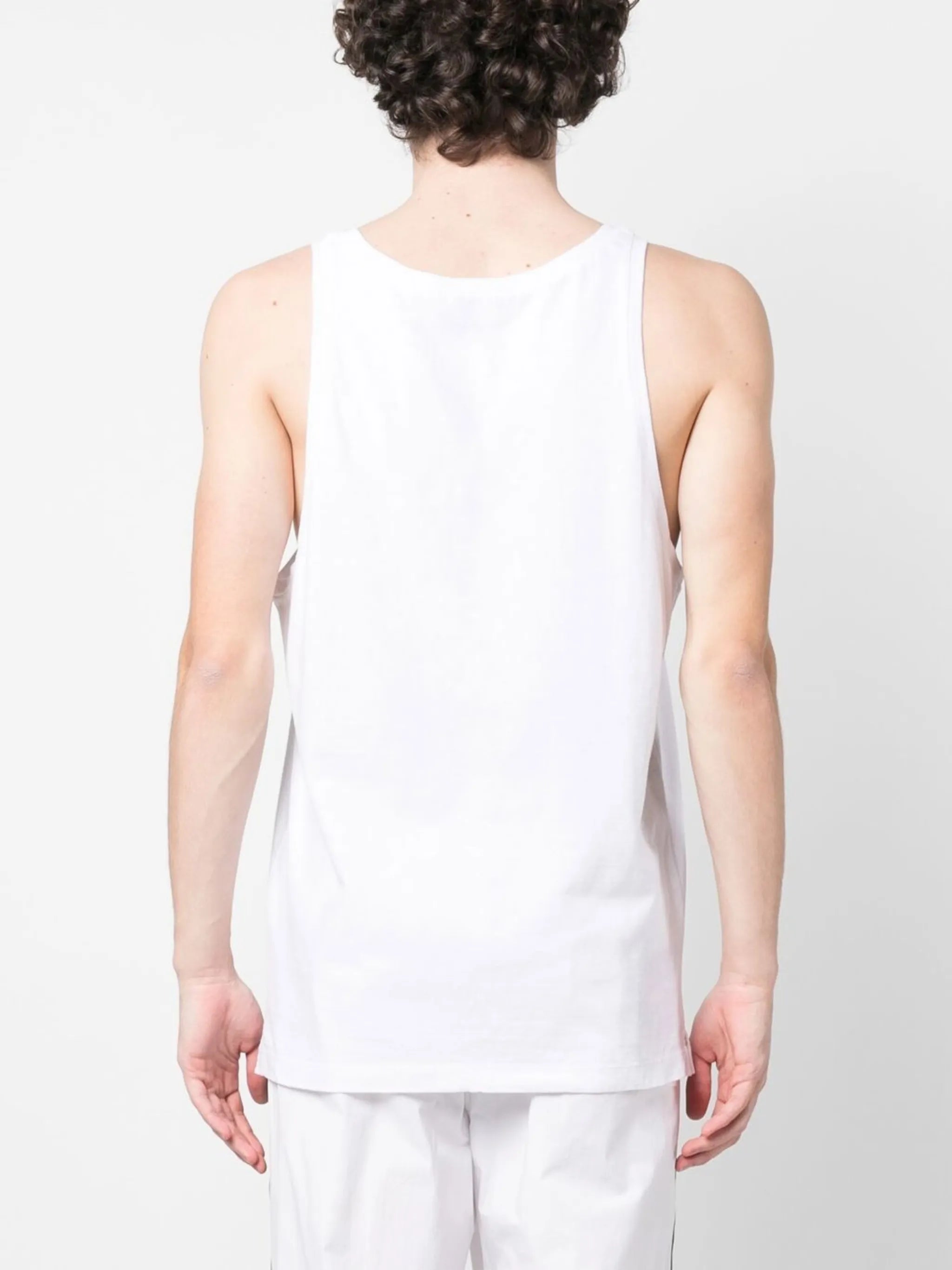 photograph-print tank top