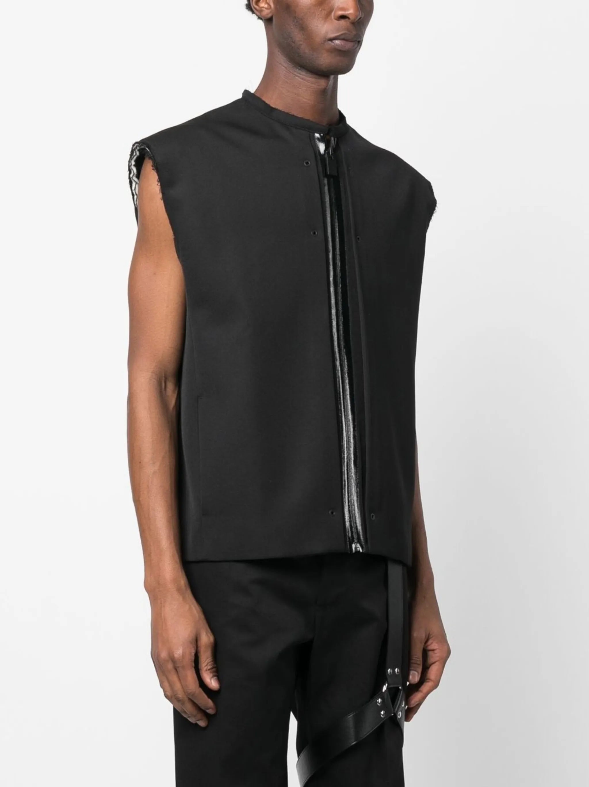 zip-up gilet
