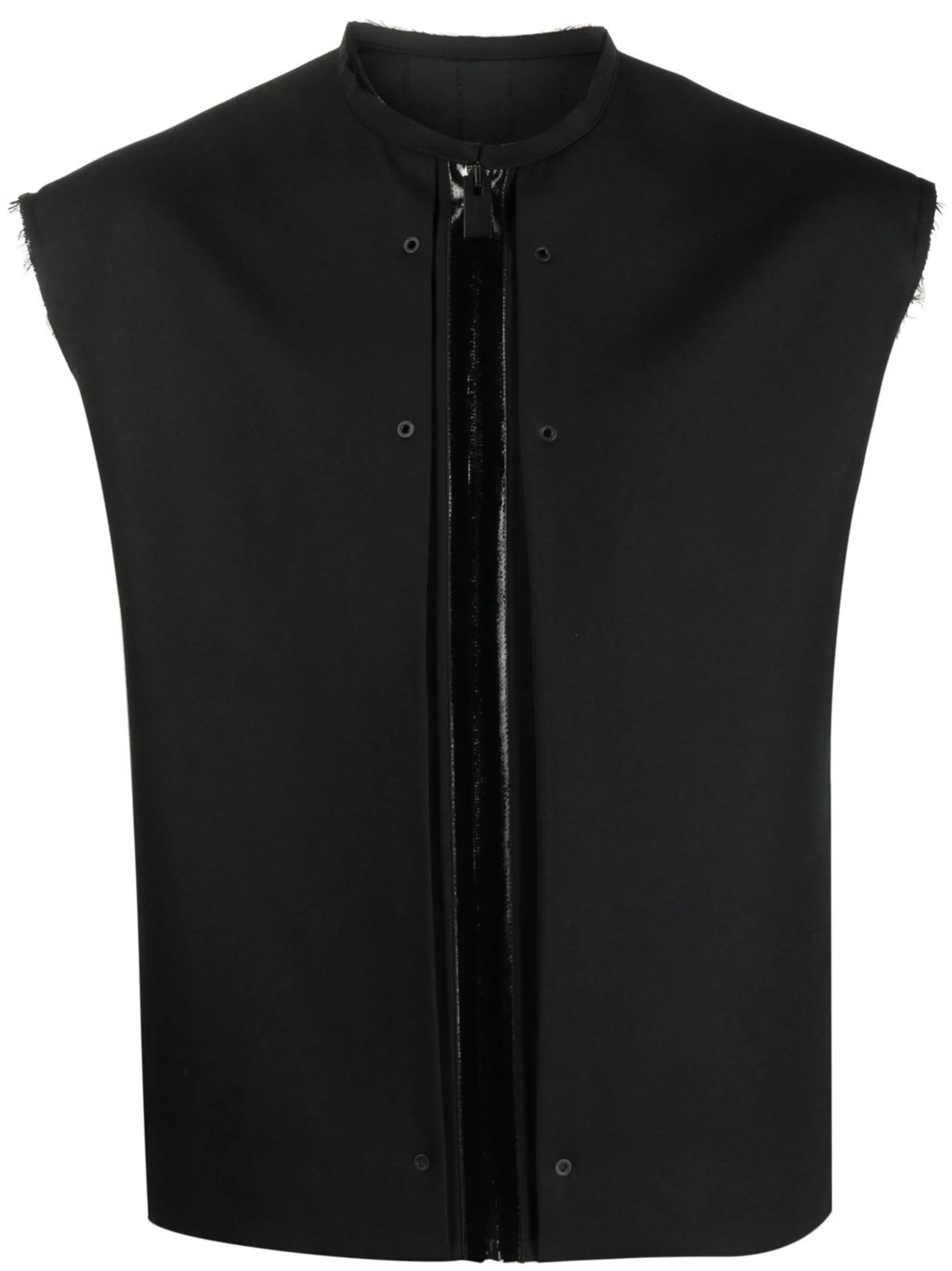 zip-up gilet
