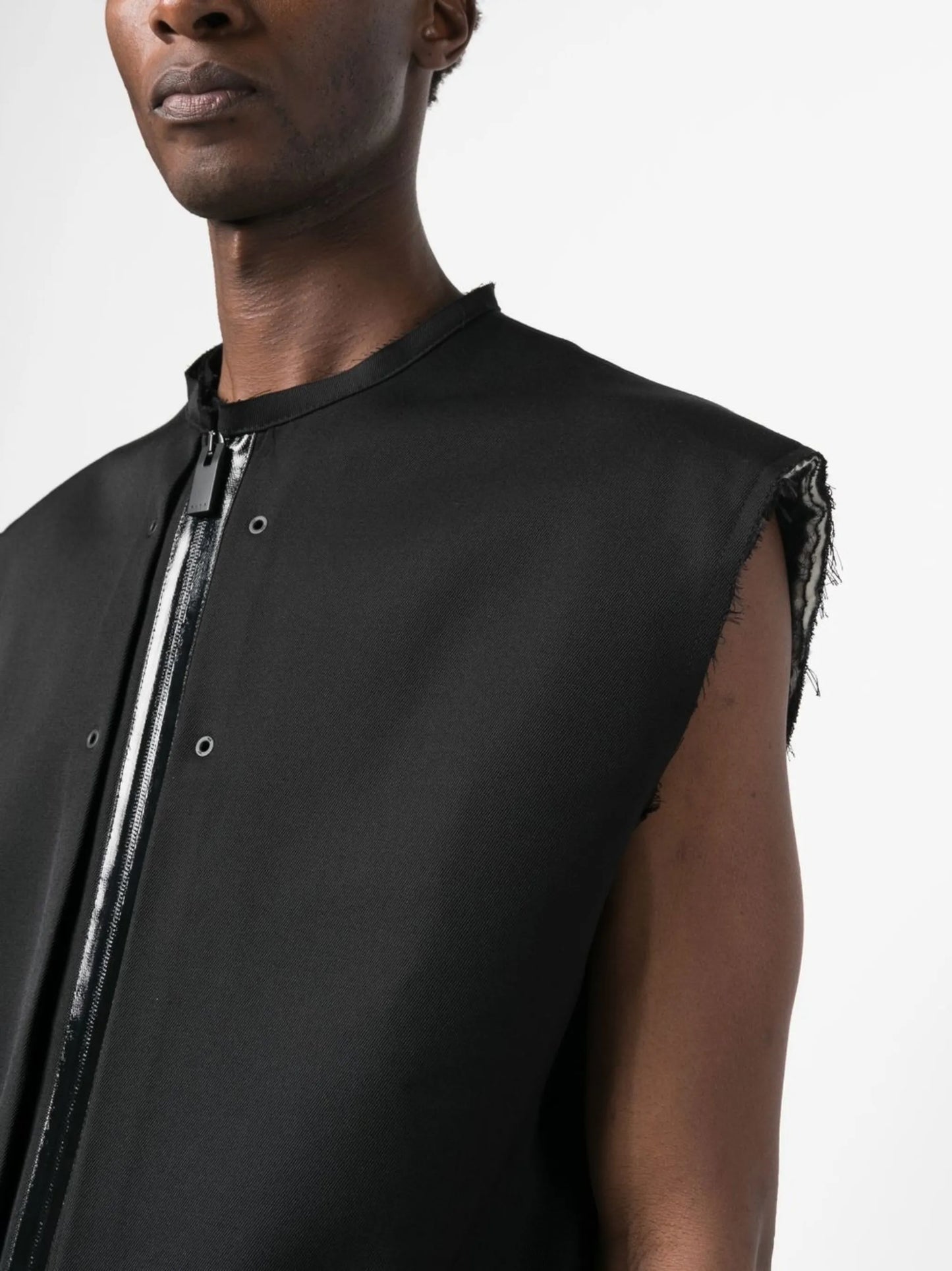 zip-up gilet