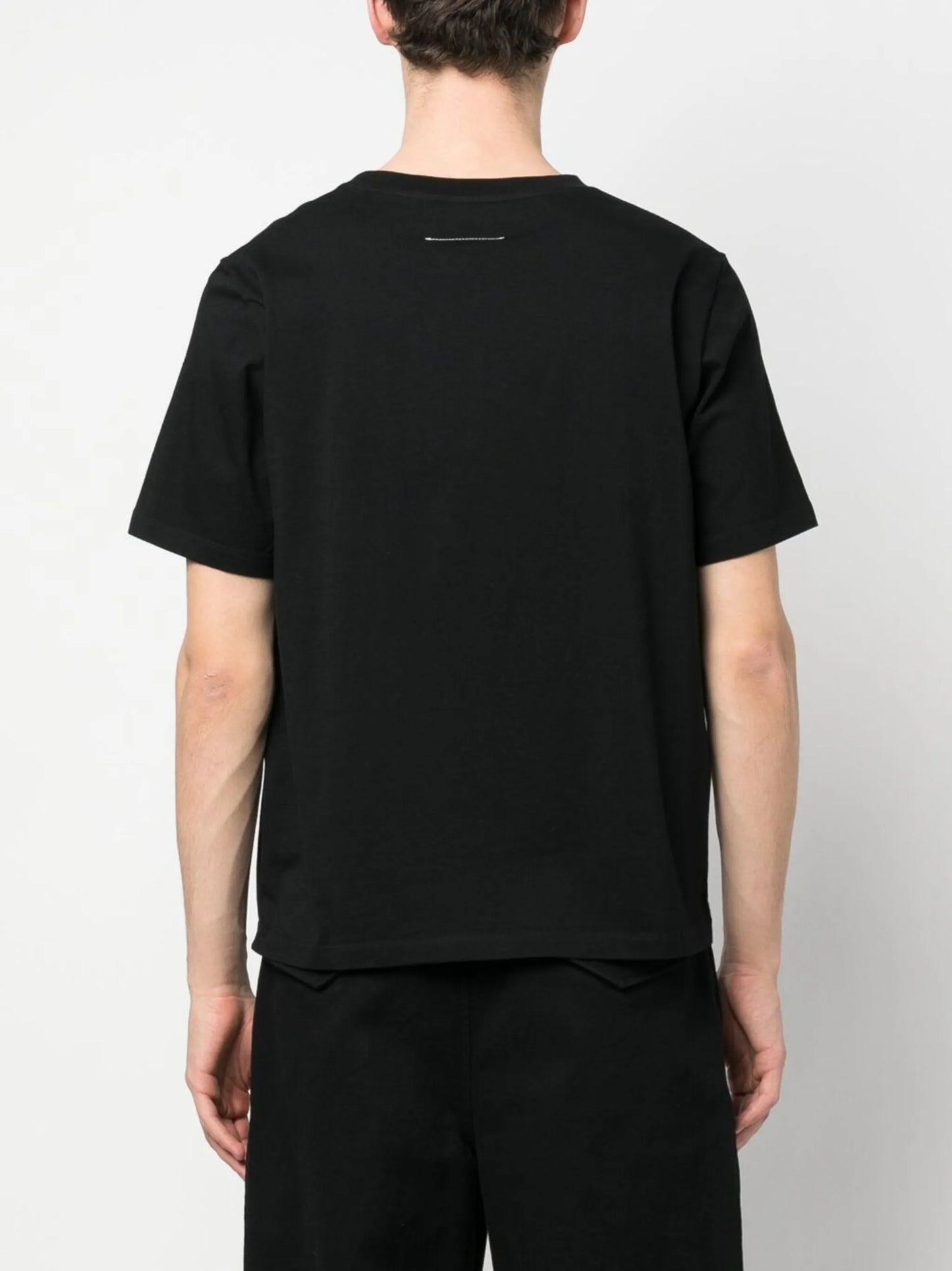 number-motif cotton T-shirt