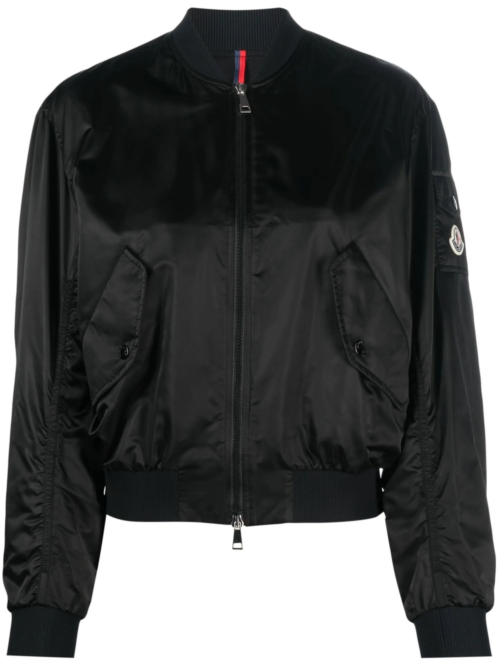 Ter logo-patch bomber jacket