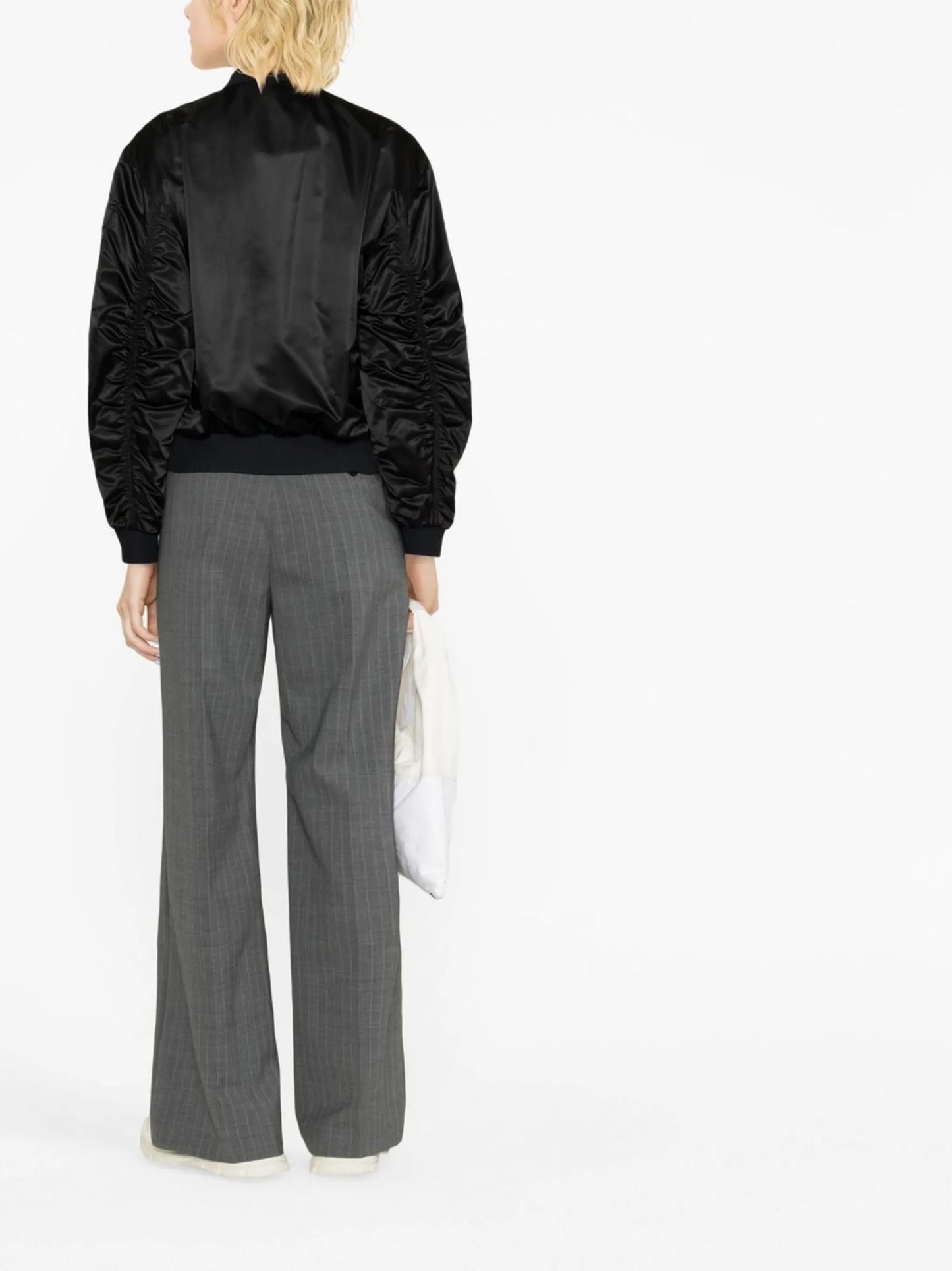 Ter logo-patch bomber jacket