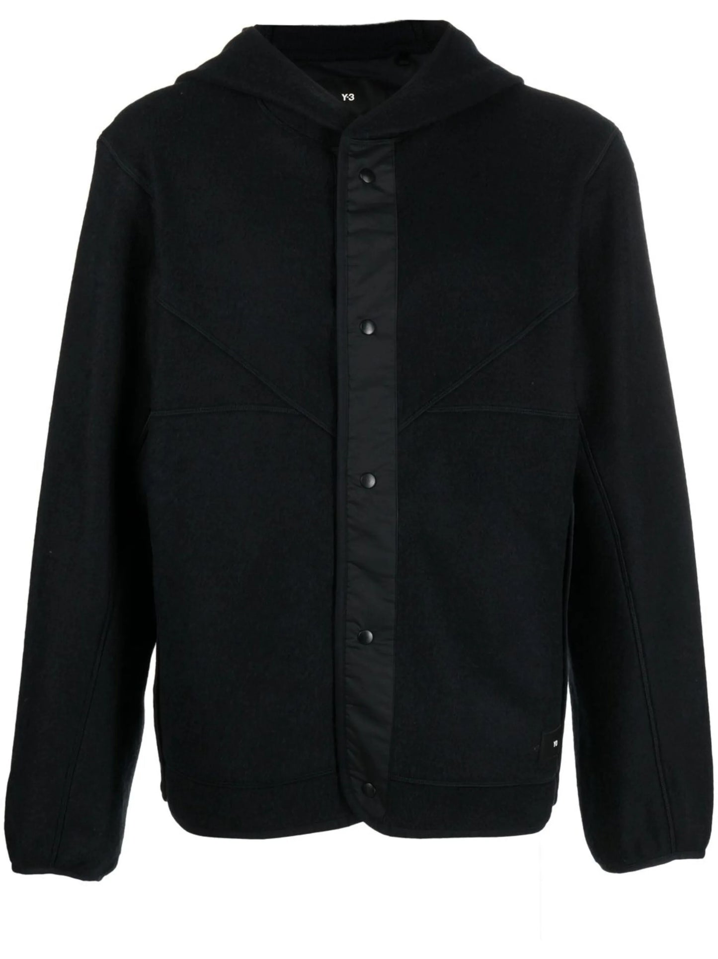 logo-patch hooded jacket