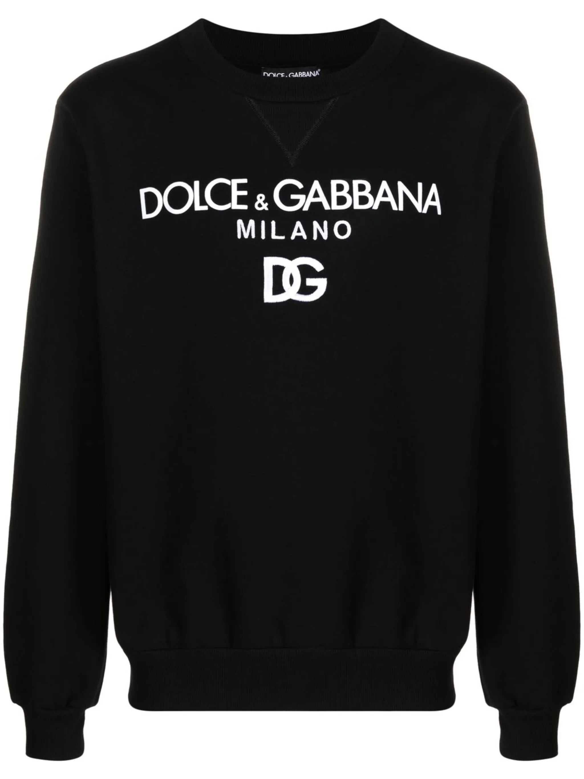 logo-embroidered cotton sweatshirt