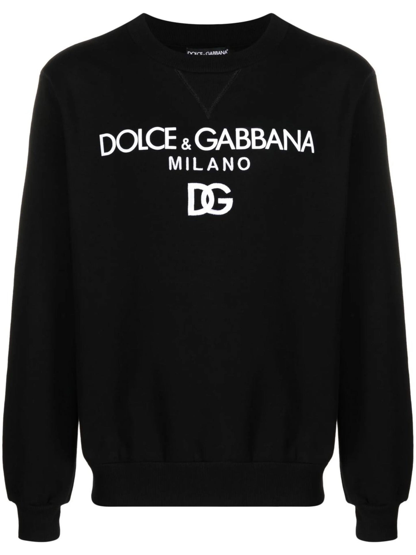 logo-embroidered cotton sweatshirt