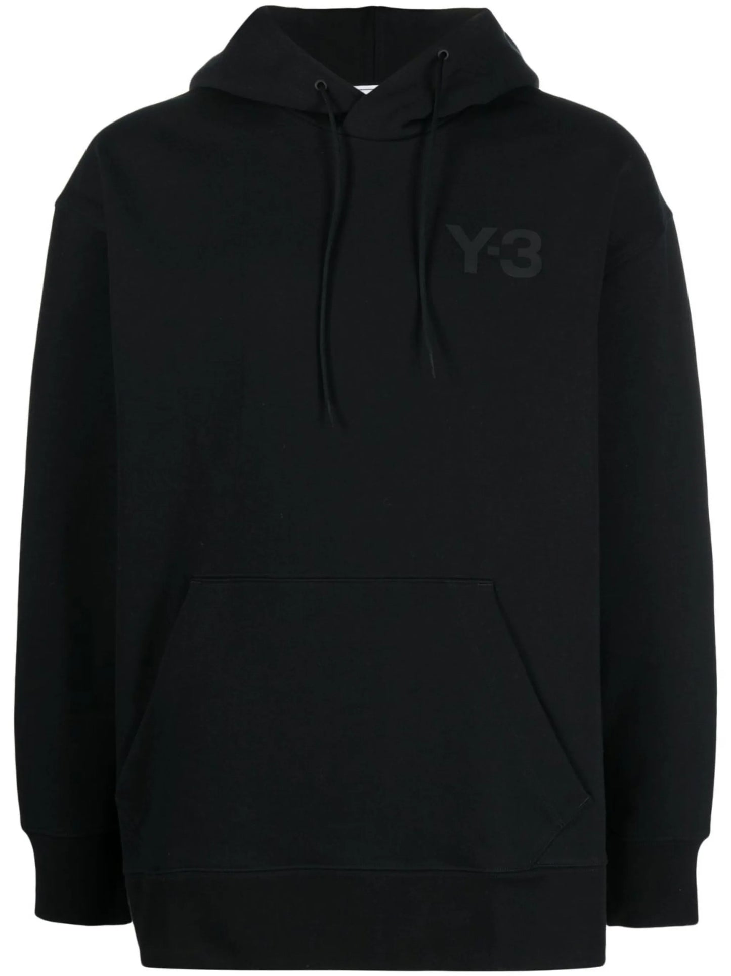embossed-logo cotton hoodie
