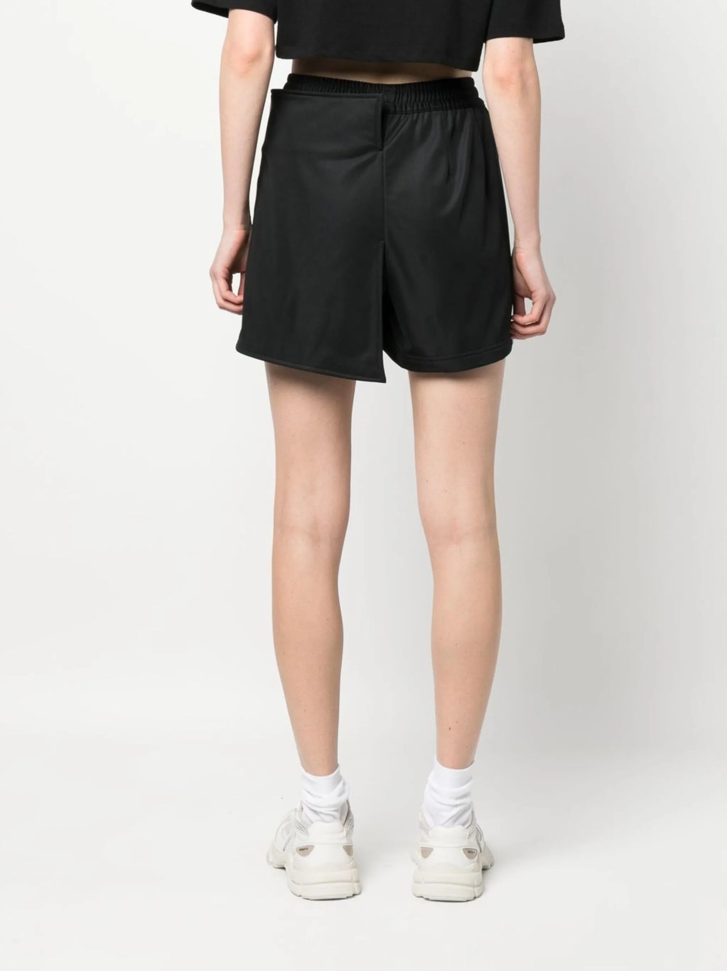 logo-print cotton skorts