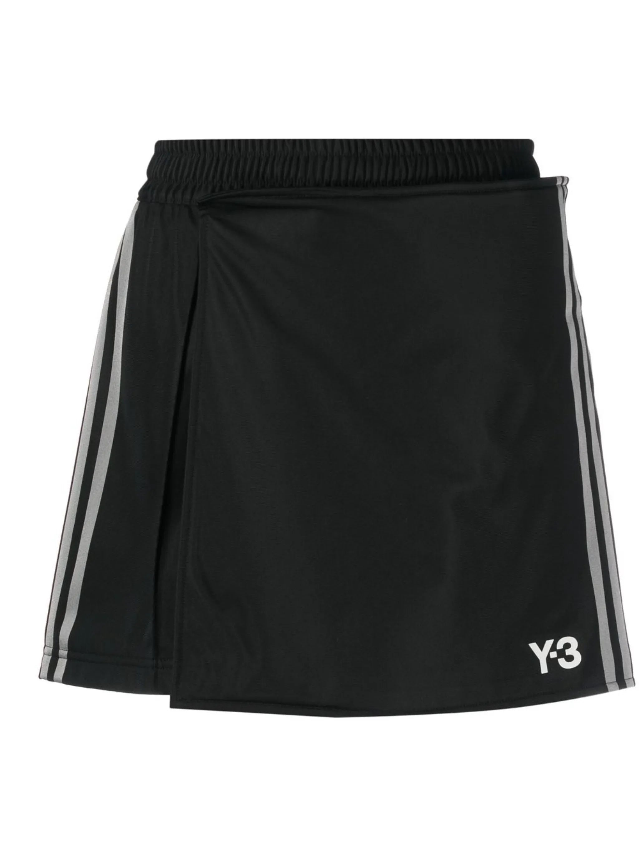 logo-print cotton skorts