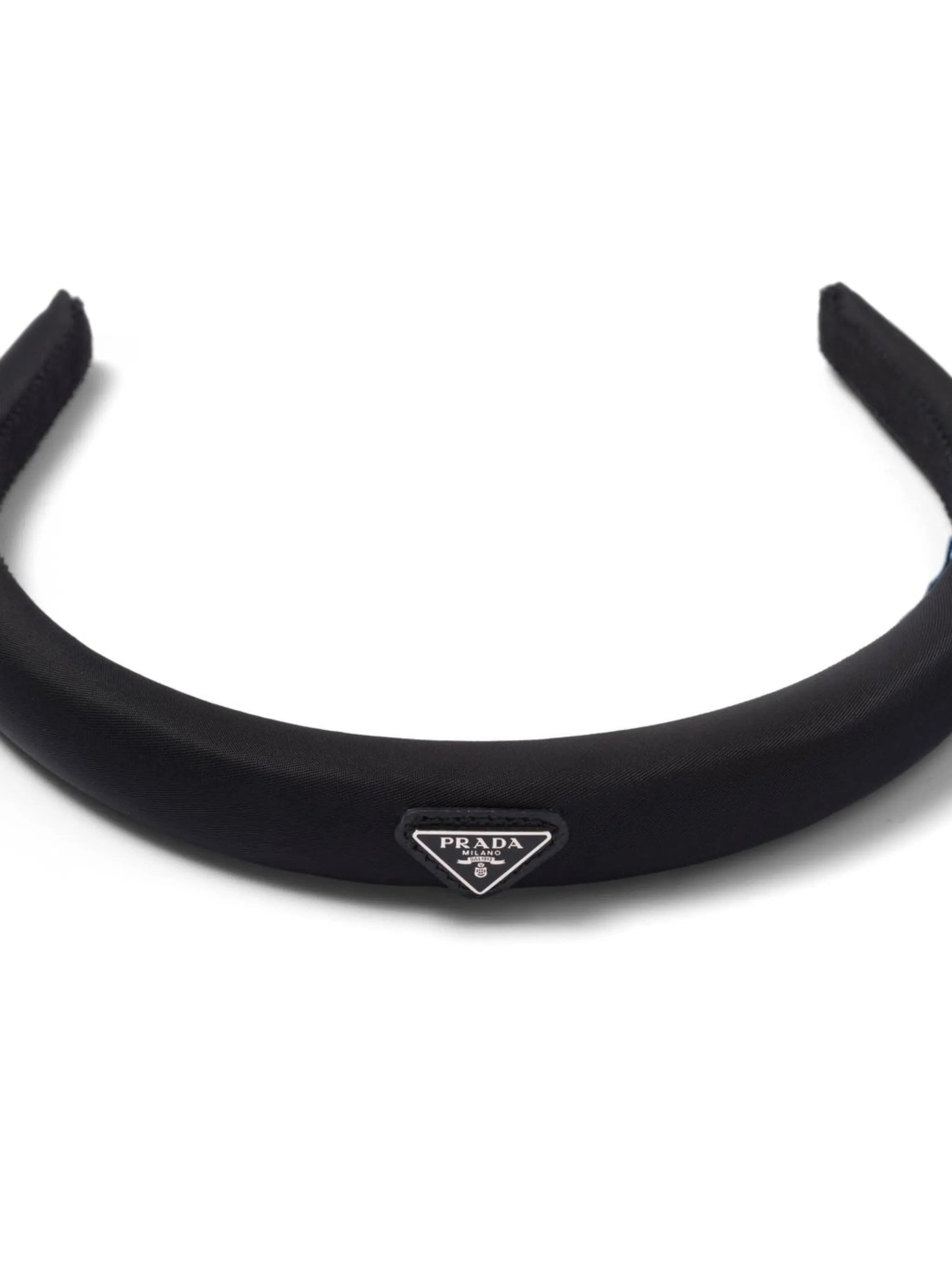 Re-Nylon triangle-logo headband
