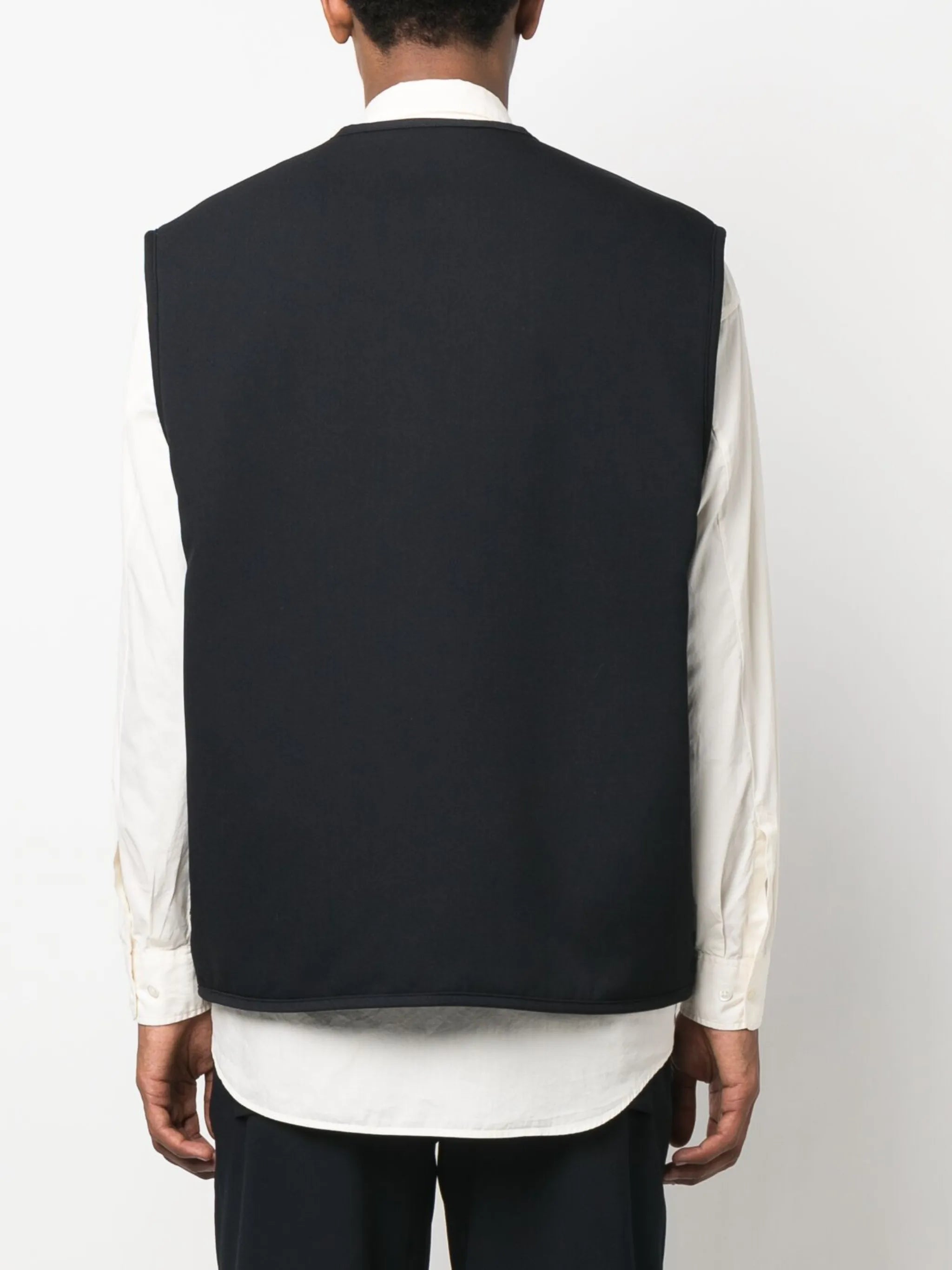 zip-up reversible gilet