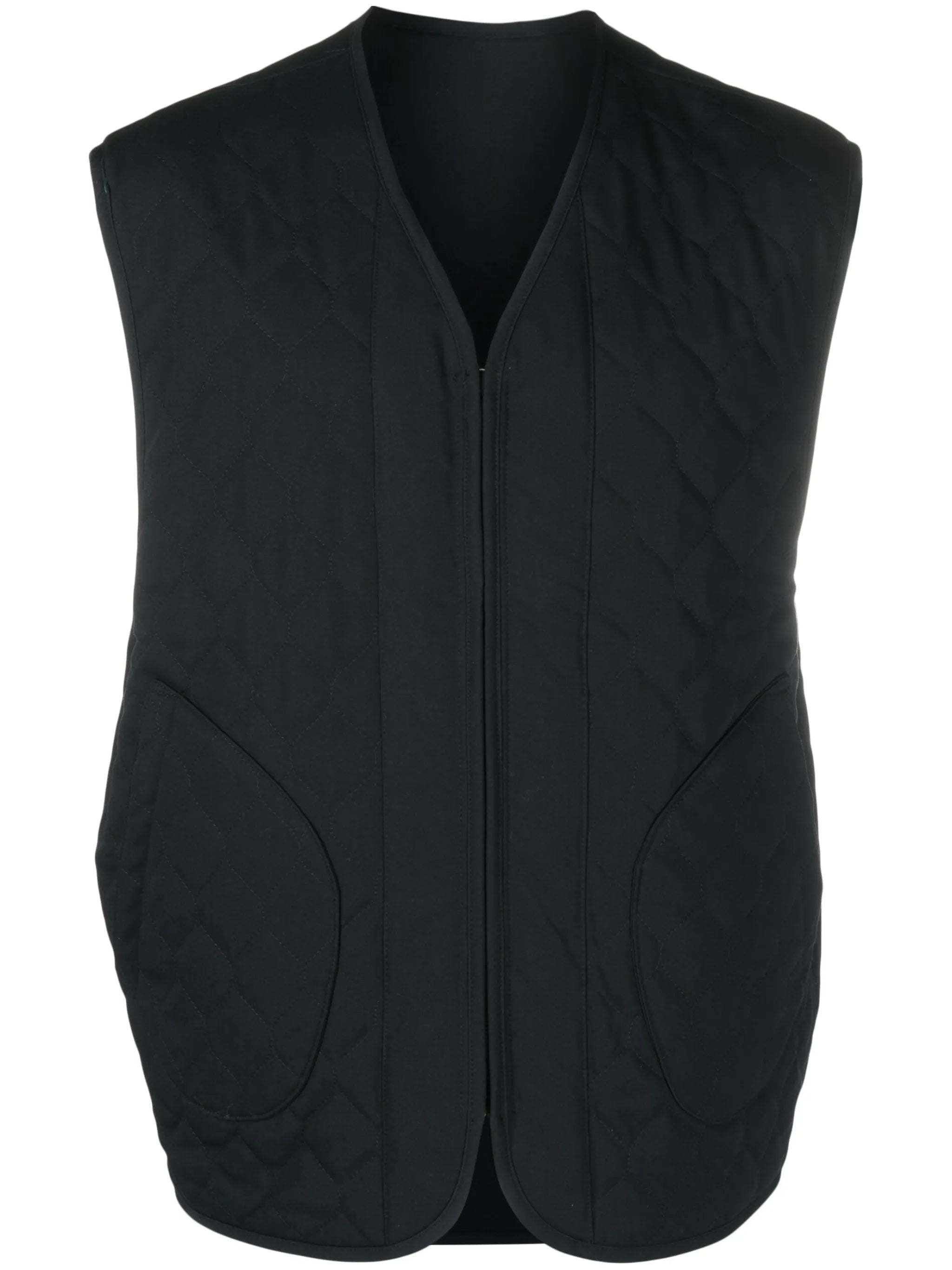 zip-up reversible gilet