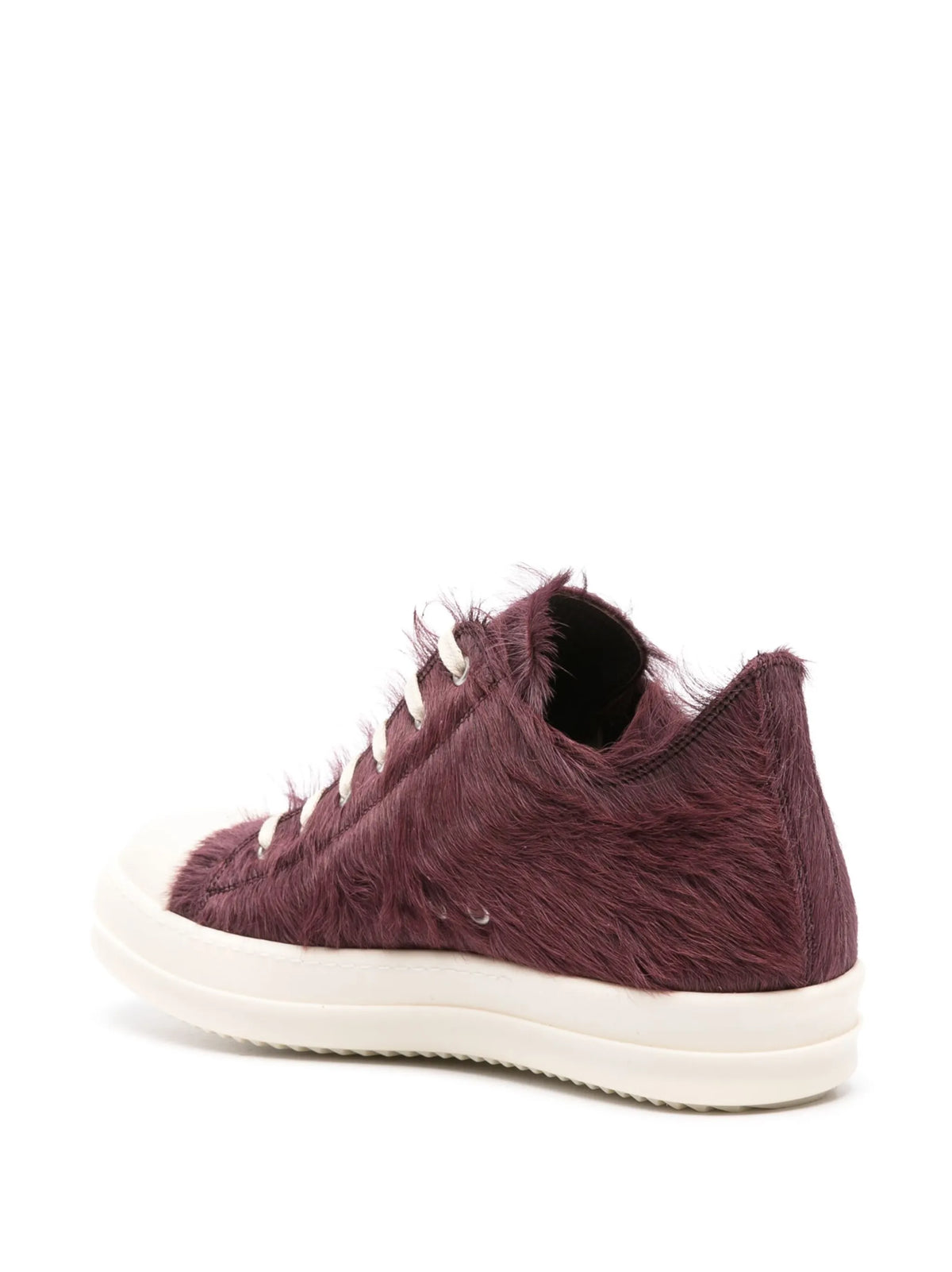 contrasting-toecap leather sneakers