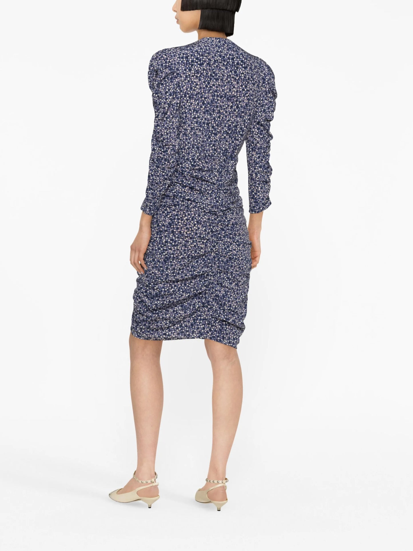 printed mini dress