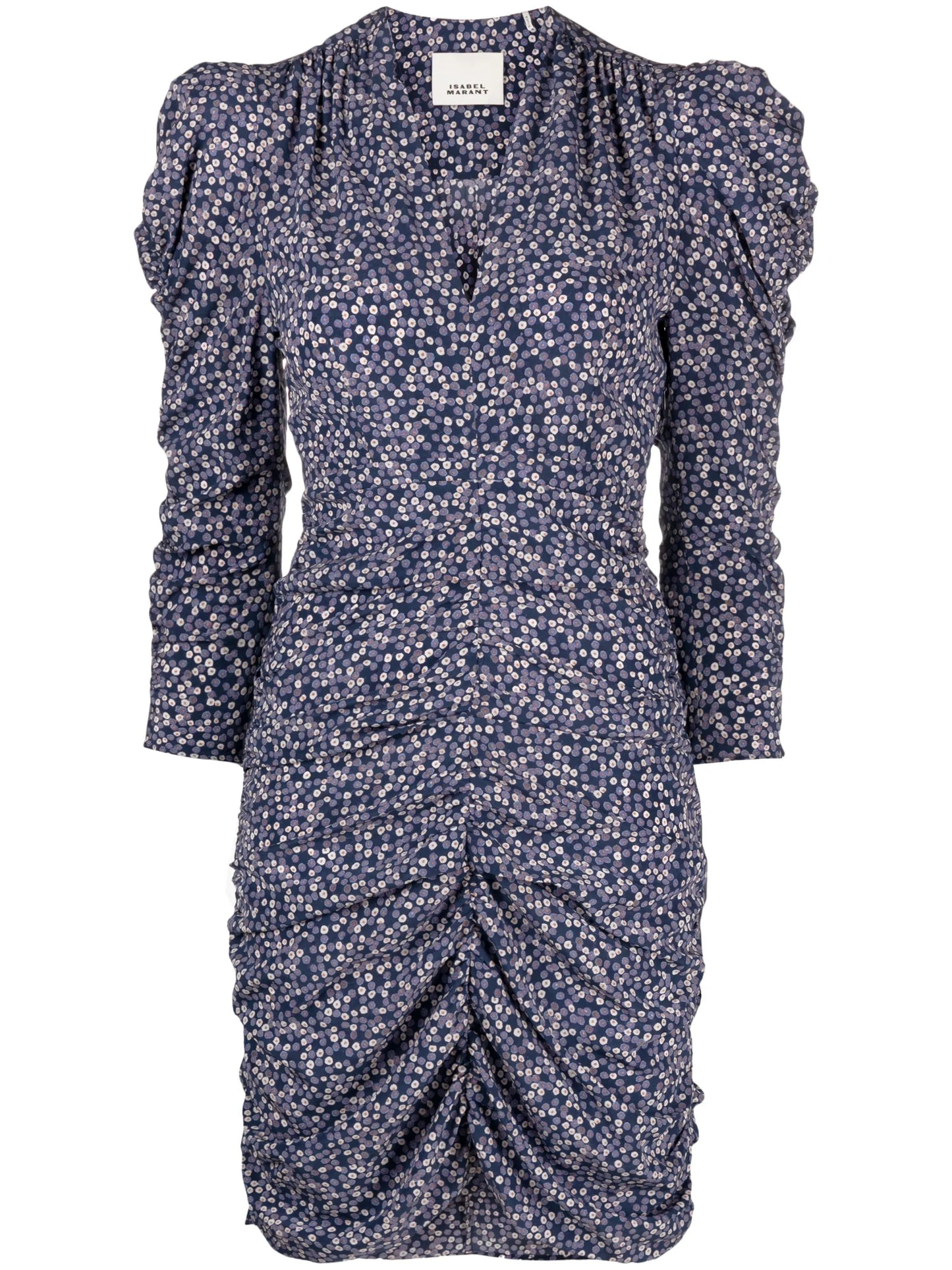 printed mini dress