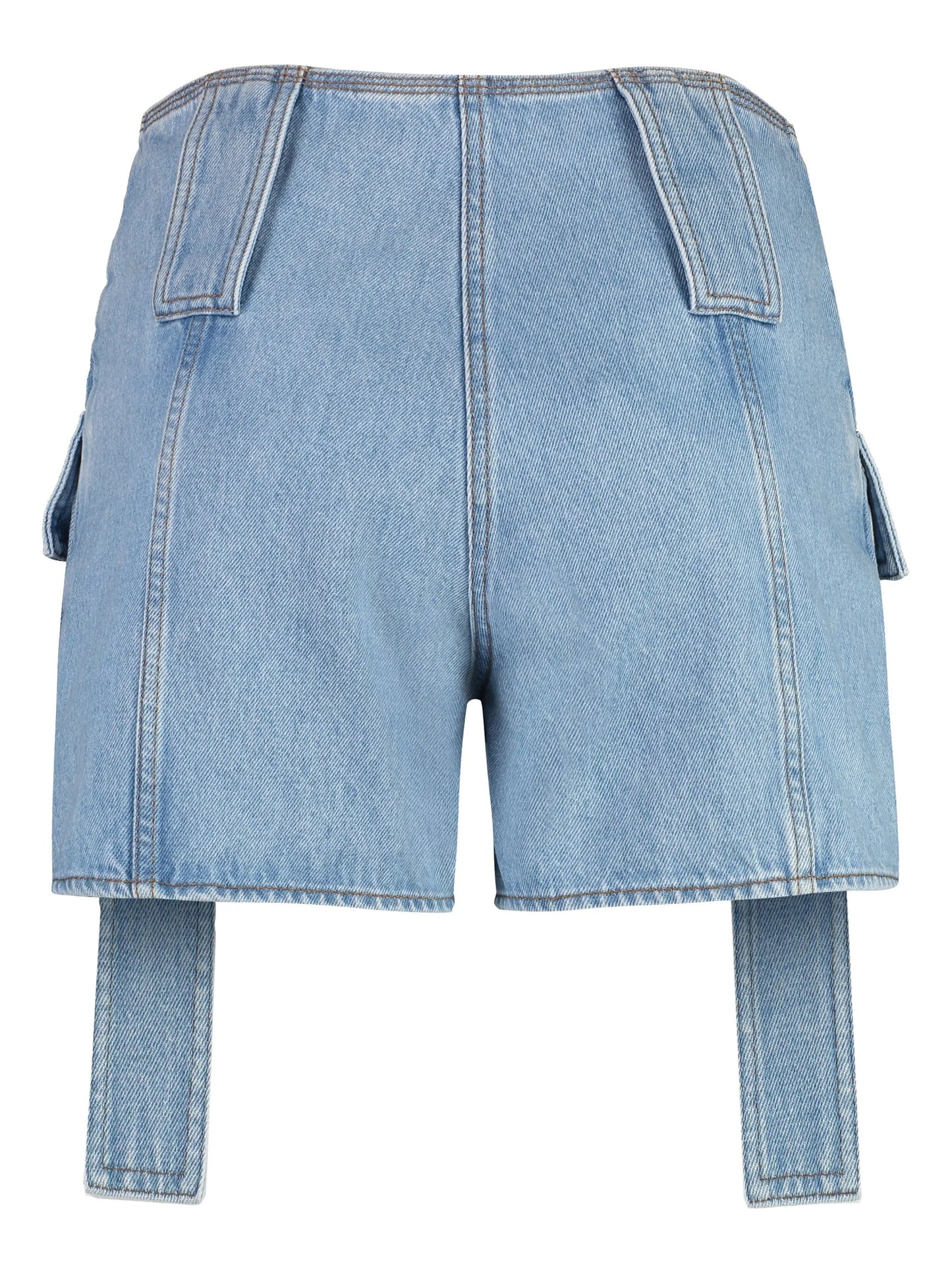 Baguette denim cargo shorts