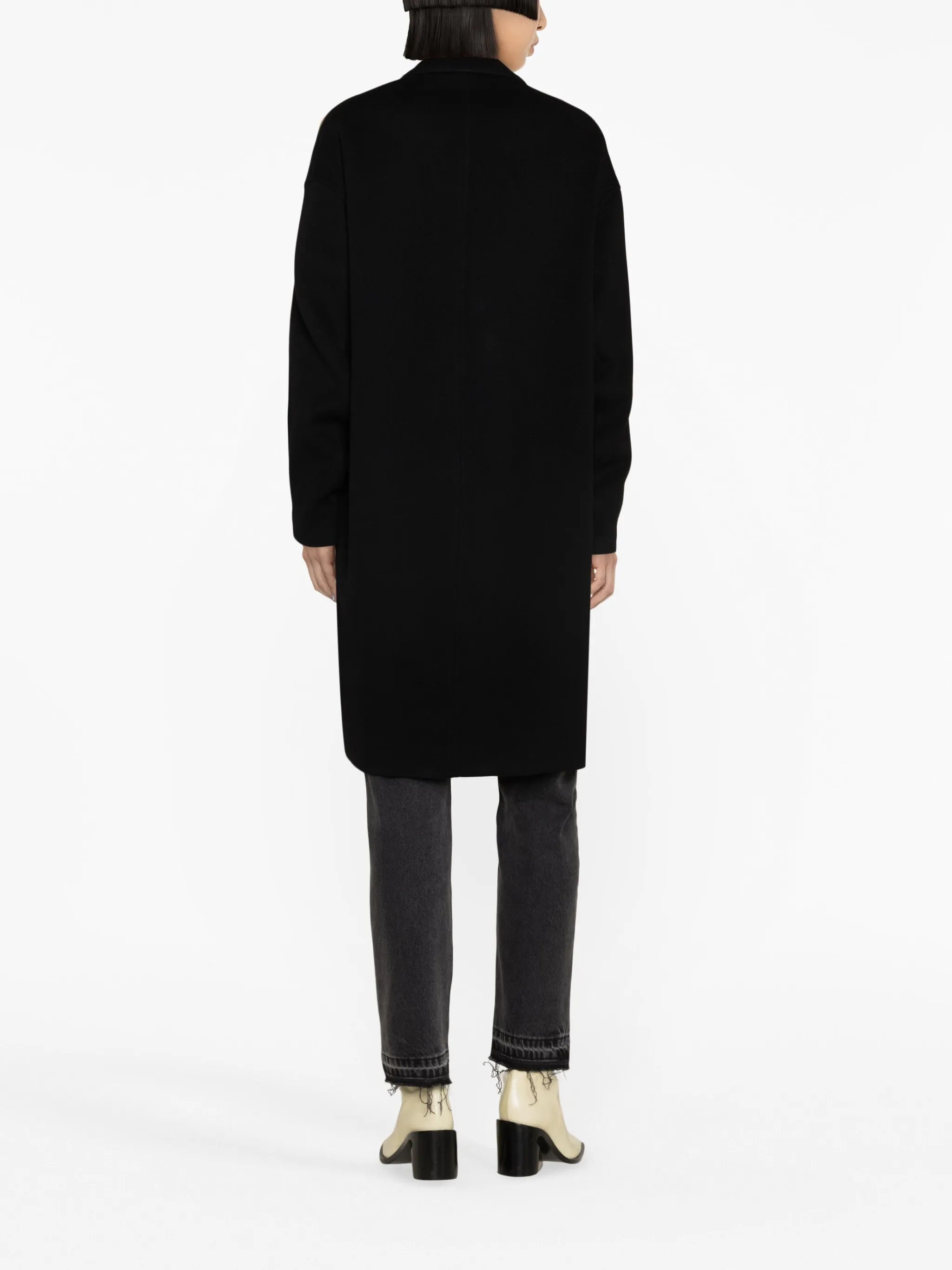 double-breasted virgin wool-cashmere coat
