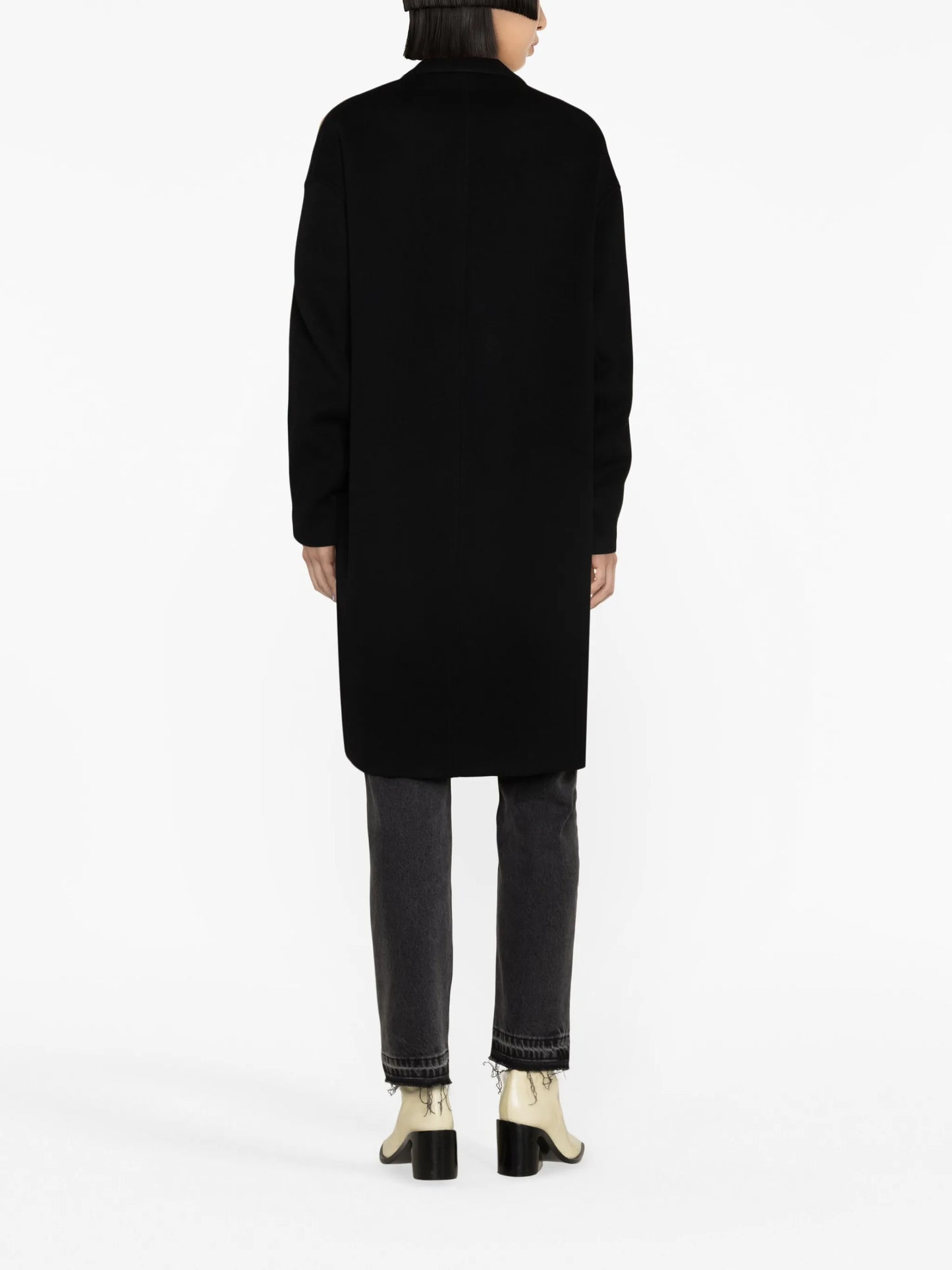 double-breasted virgin wool-cashmere coat