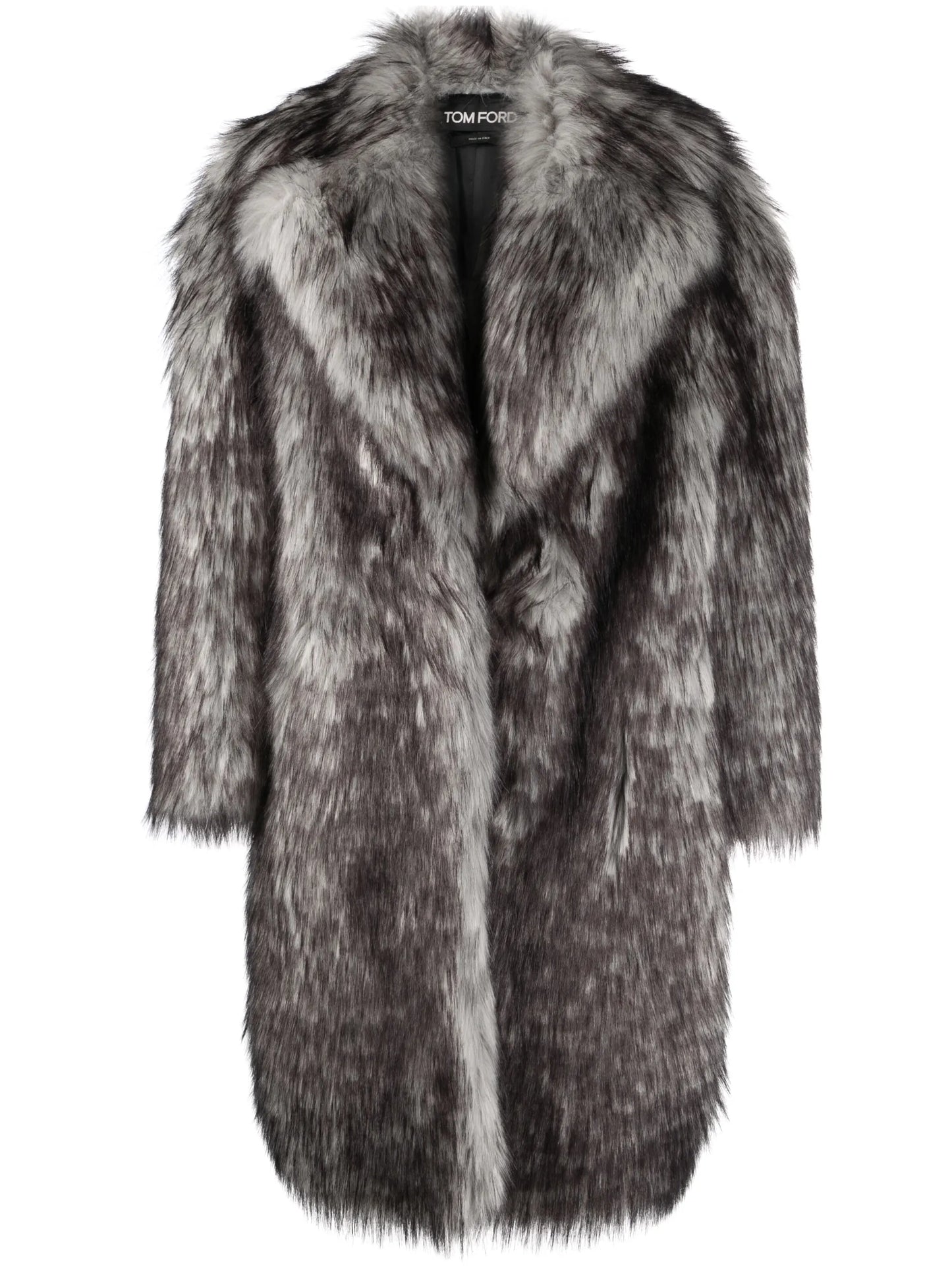 oversized faux-fur coat