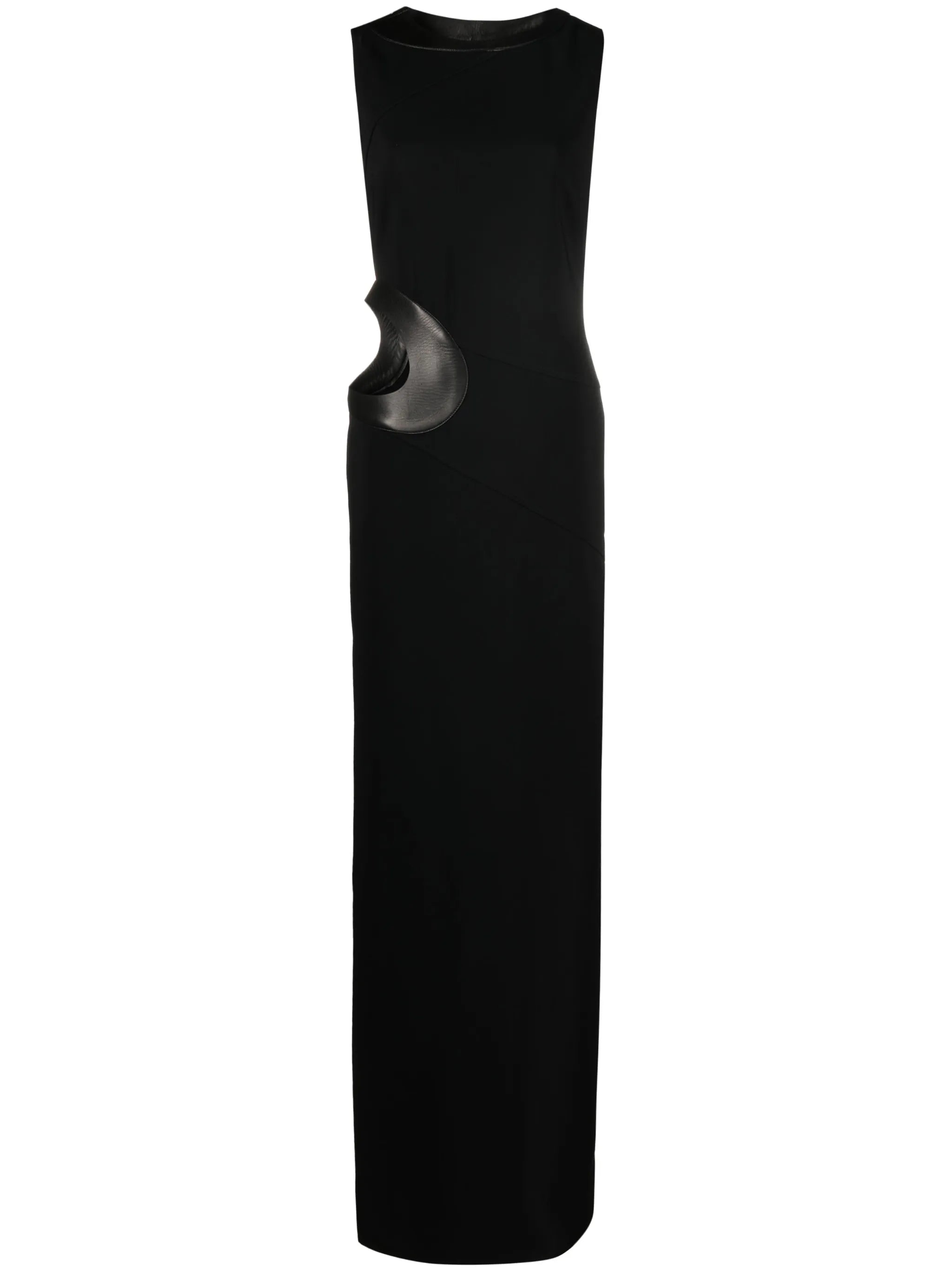 Cady cut-out sleeveless gown