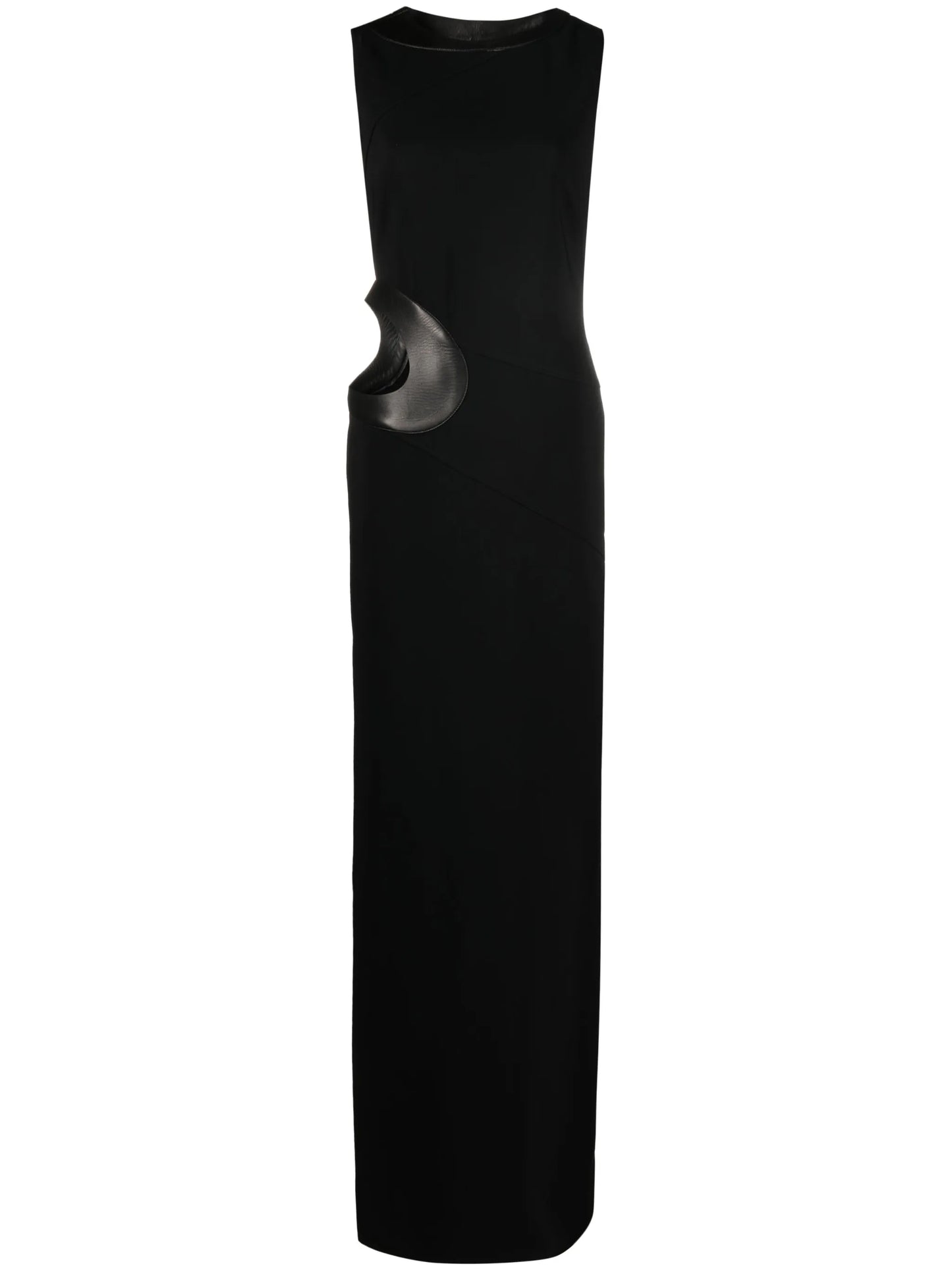 Cady cut-out sleeveless gown