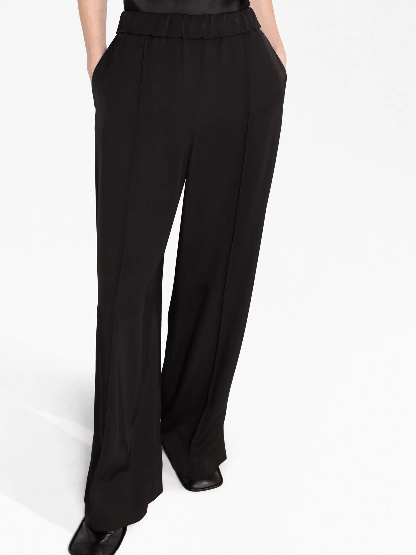 wide-leg track pants