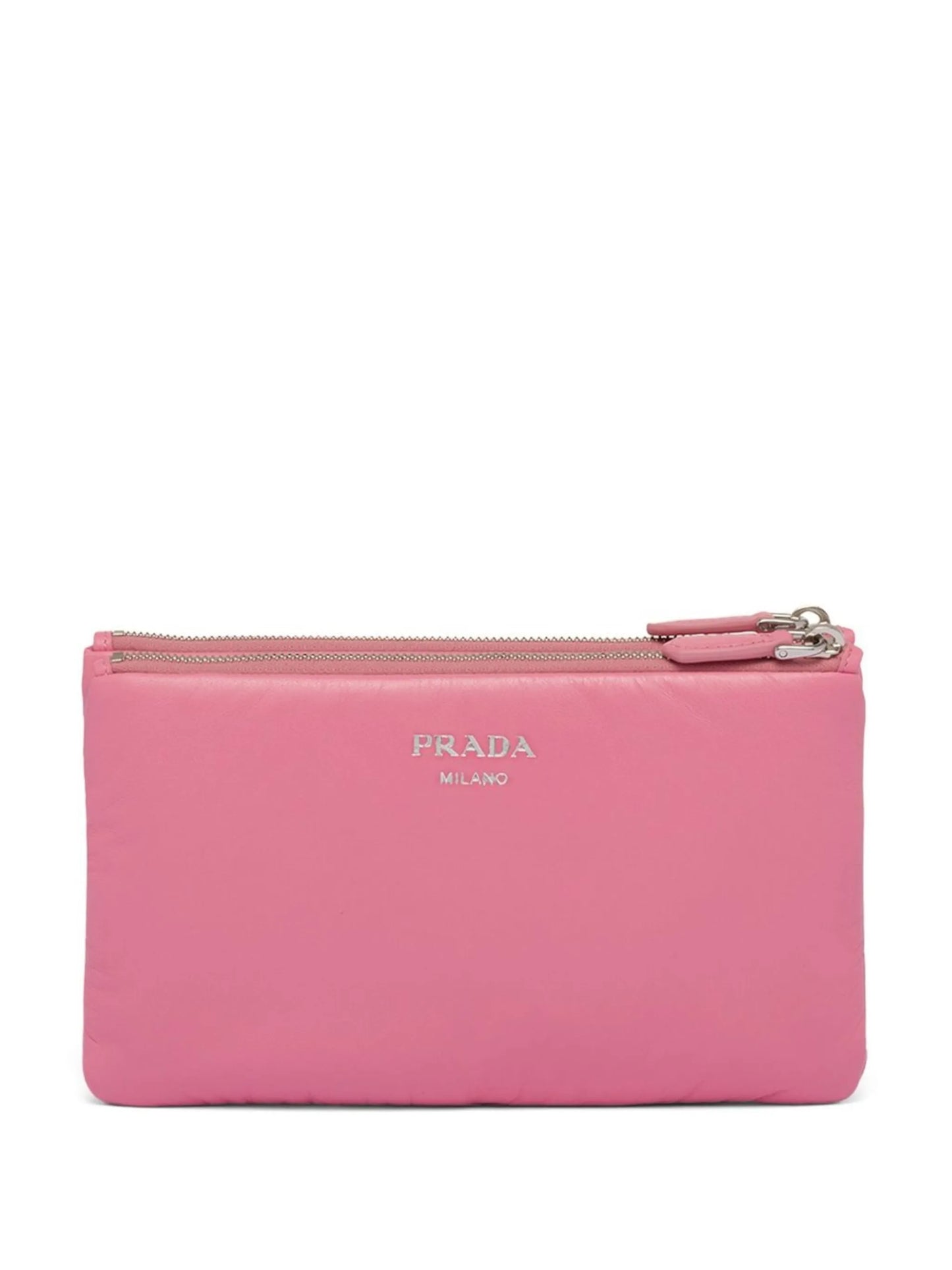 dividable logo-plaque pouch