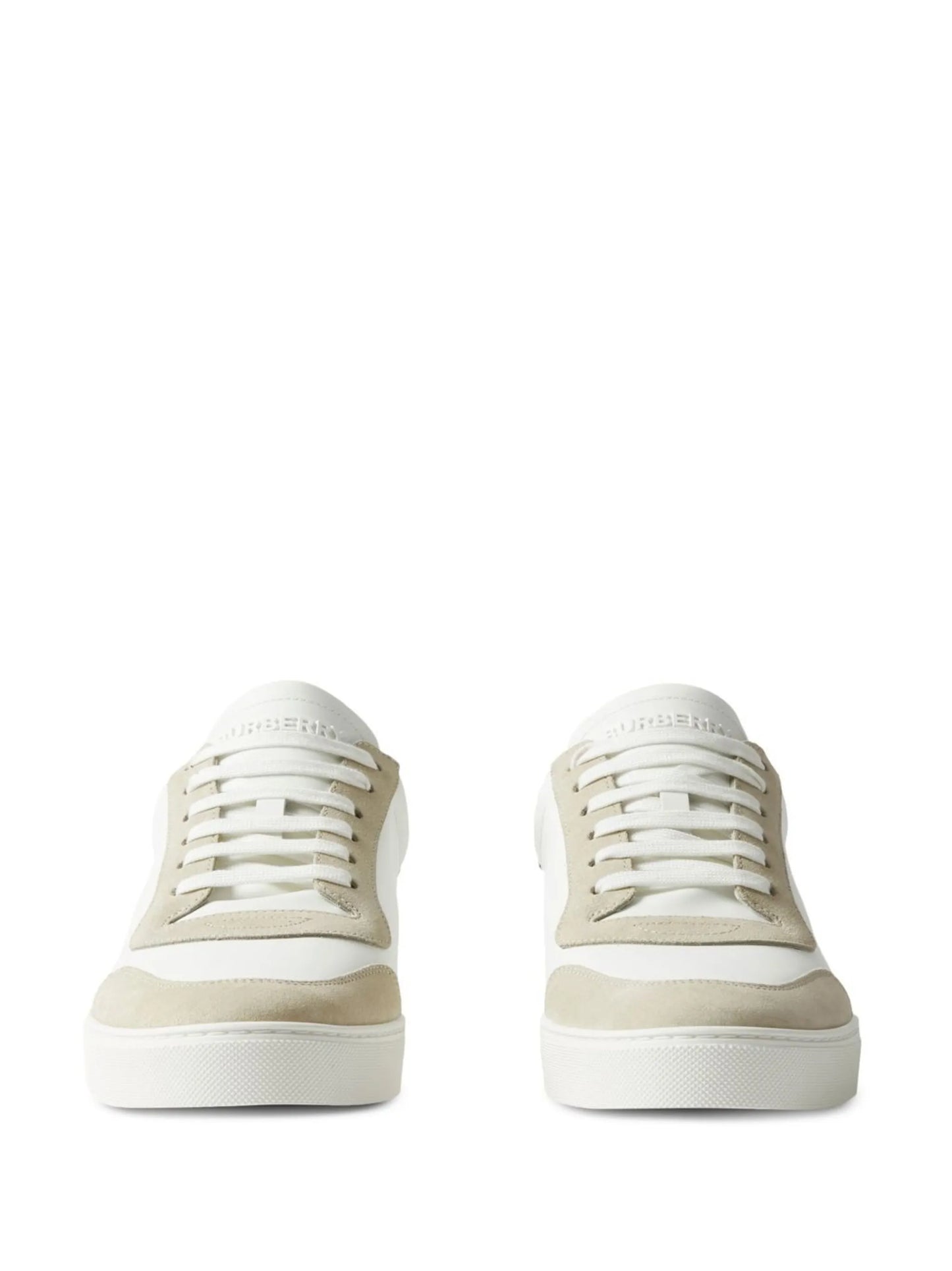 House Check-print leather sneakers