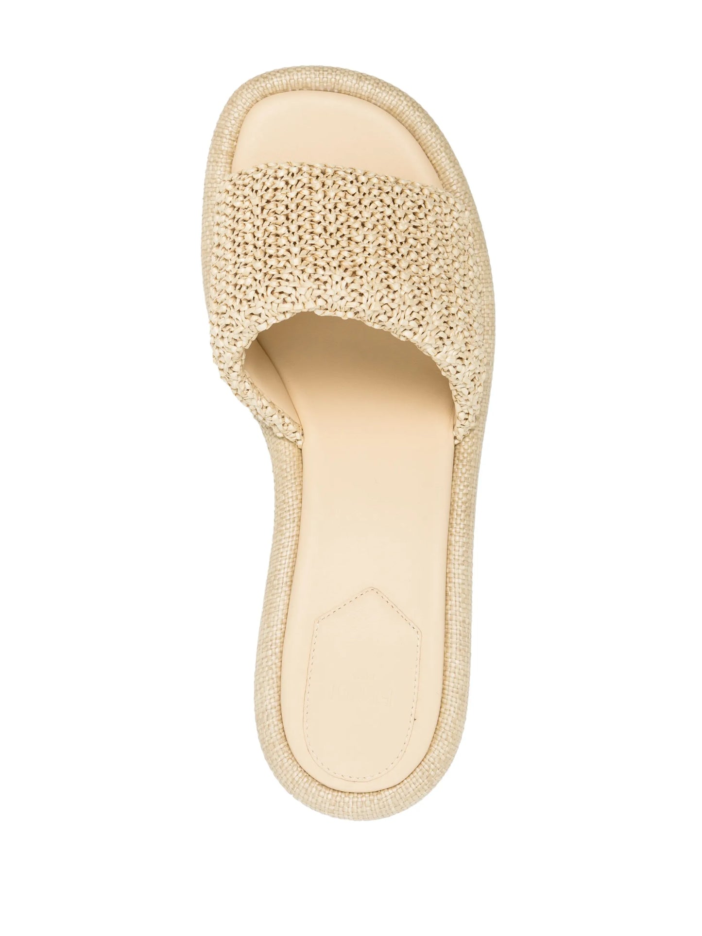 60mm Baguette raffia sandals