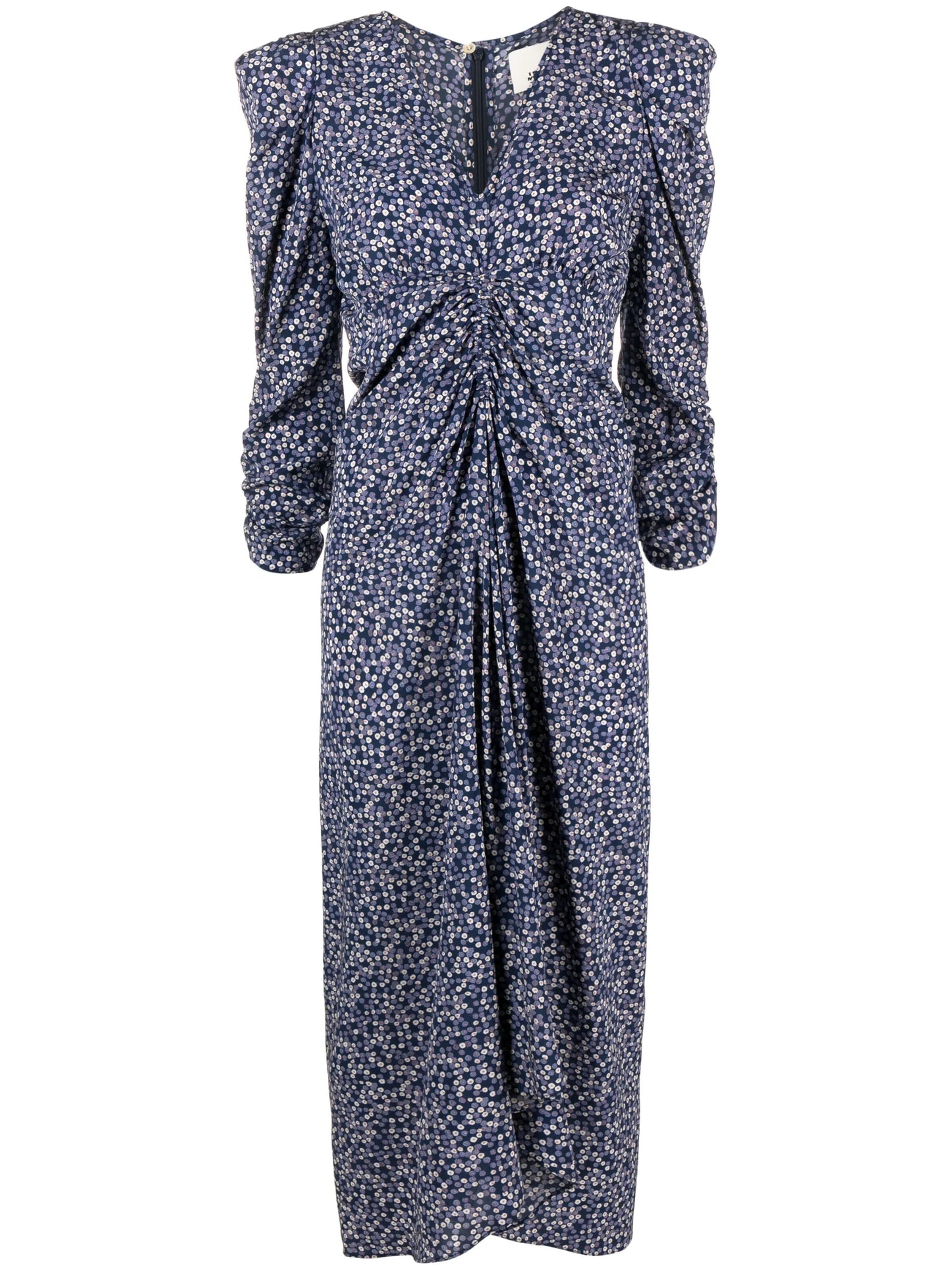 Albini floral-print silk dress