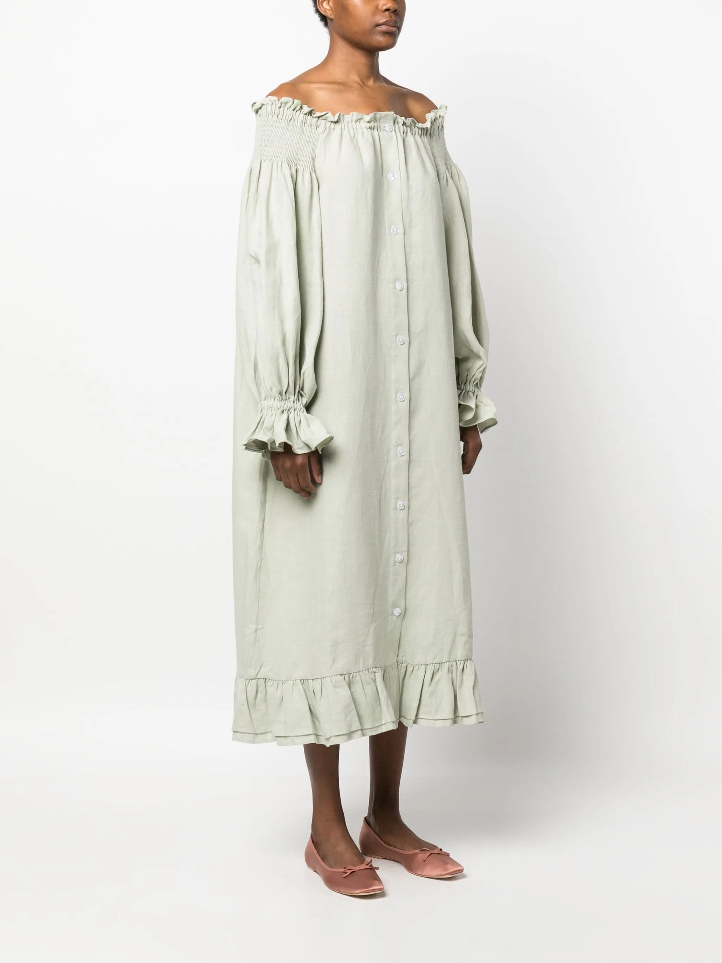 Romantica loungewear linen dress