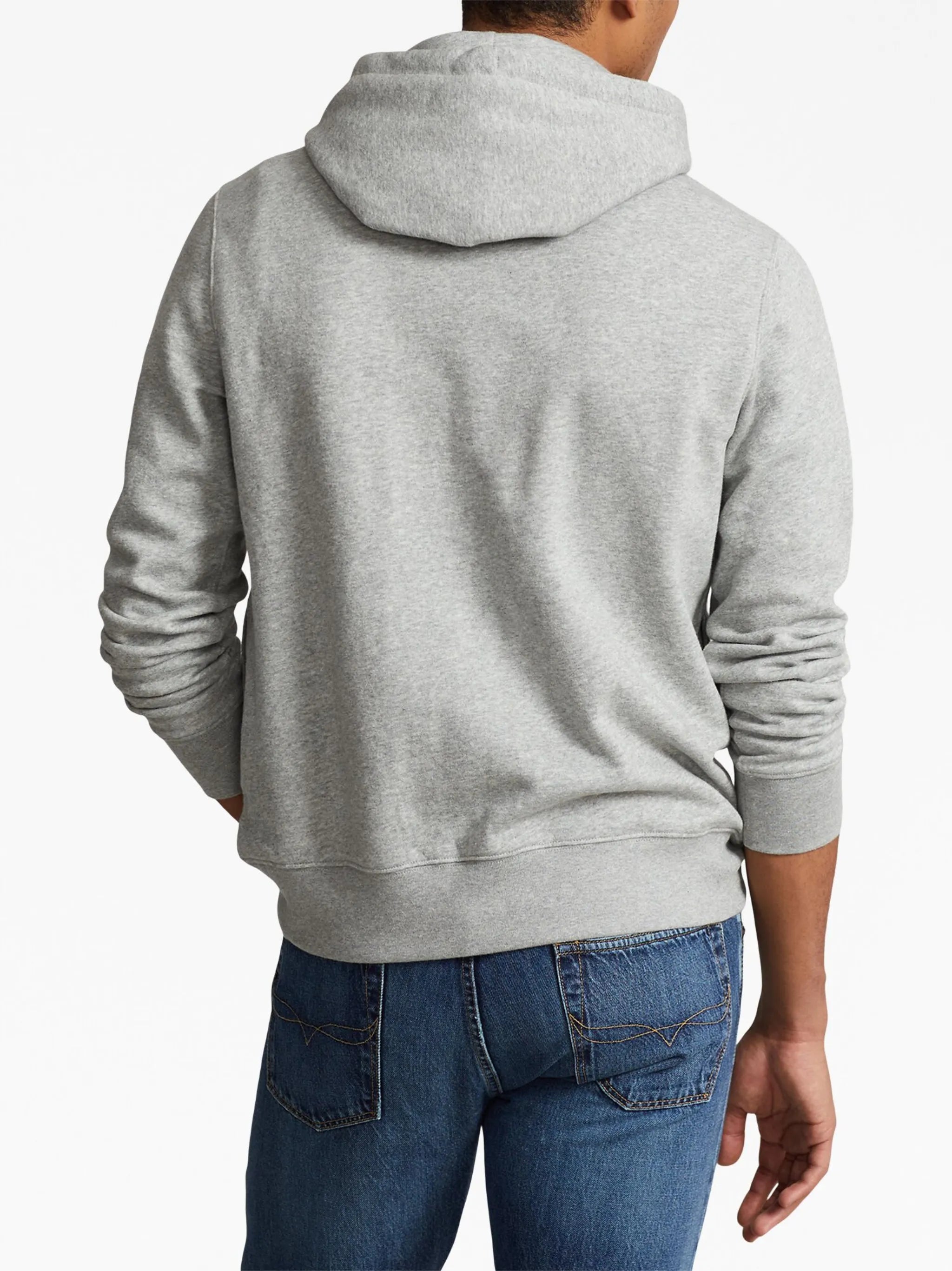Polo Bear-motif drawstring hoodie