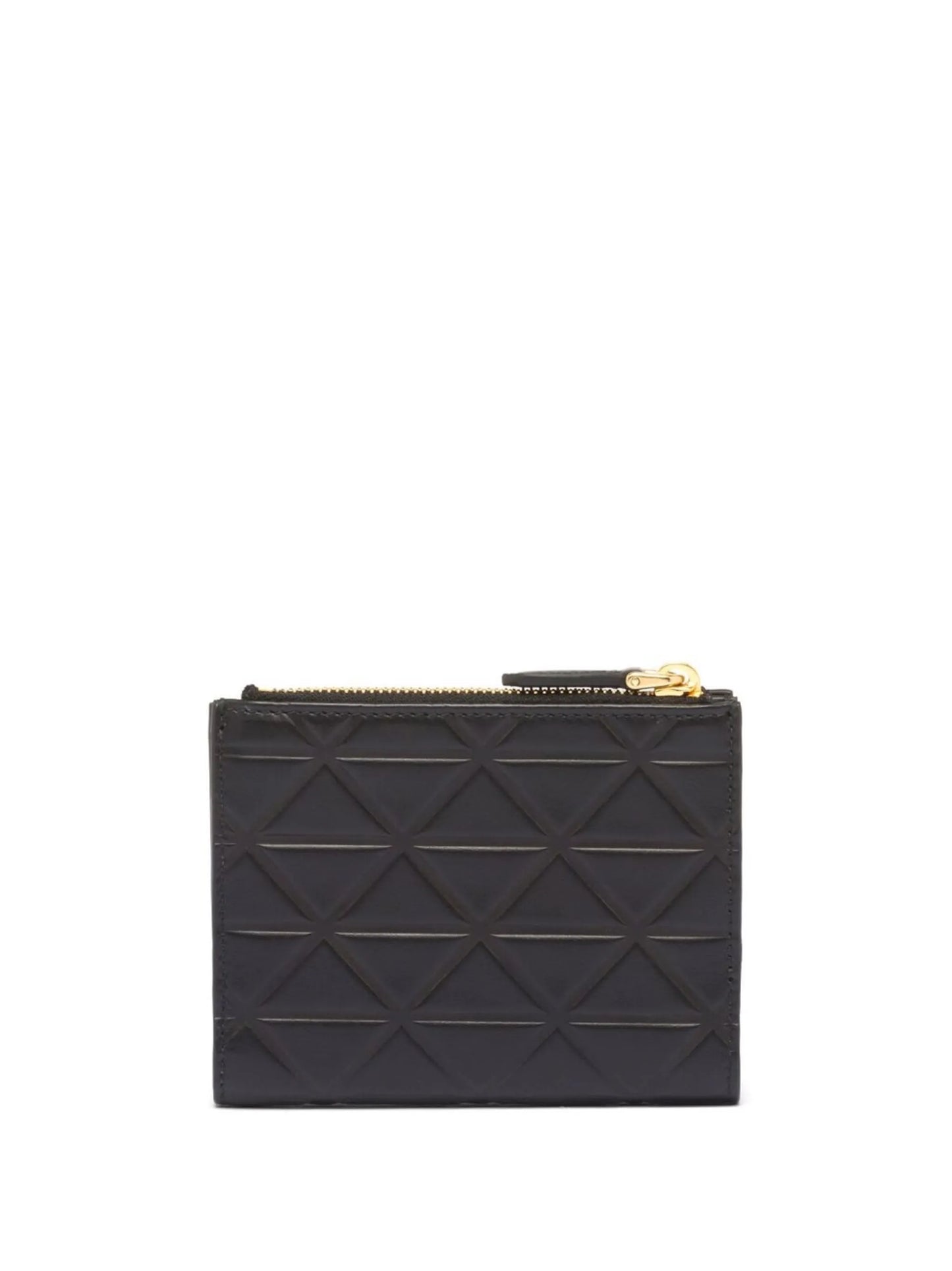 logo-plaque diamond-quilt wallet