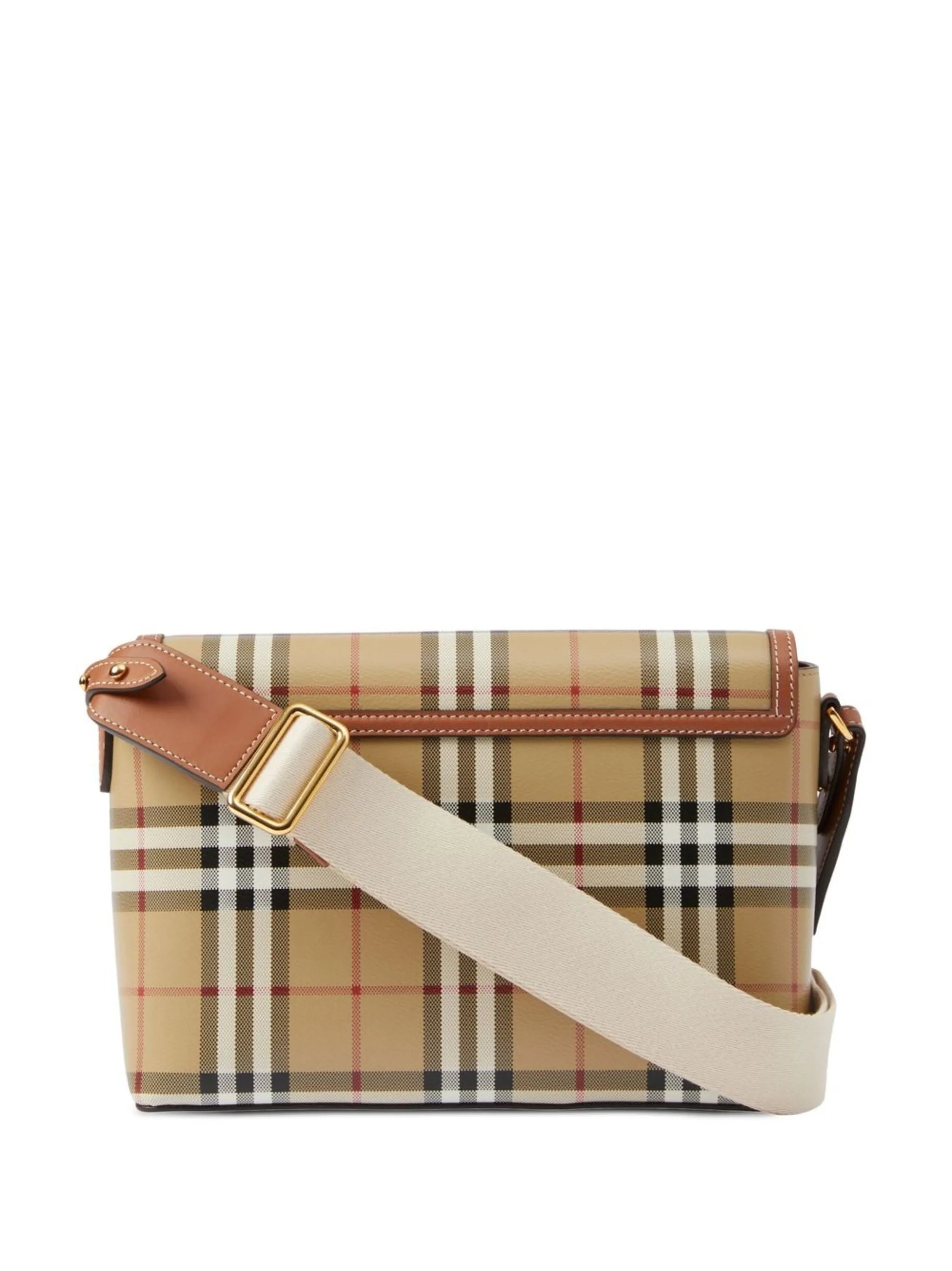 Note check crossbody bag