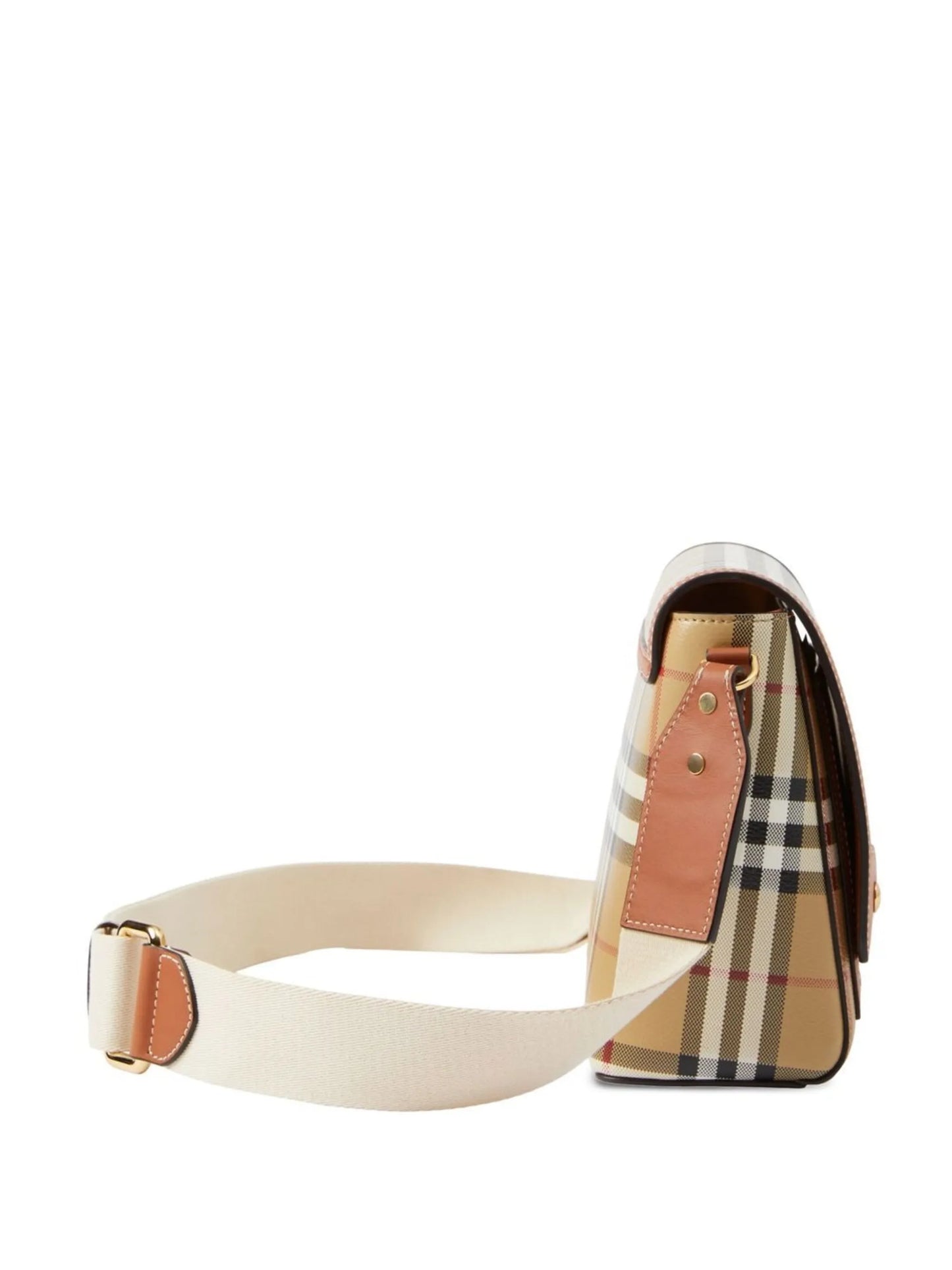 Note check crossbody bag