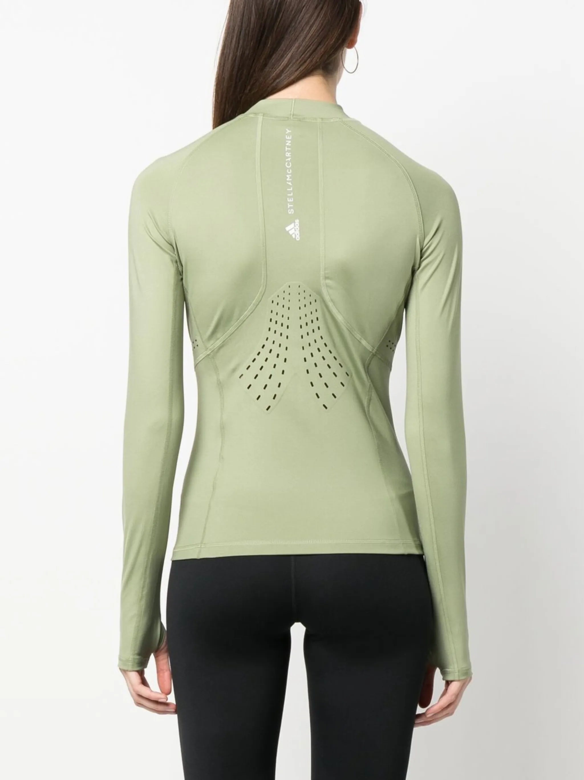mock neck vented t-shirt